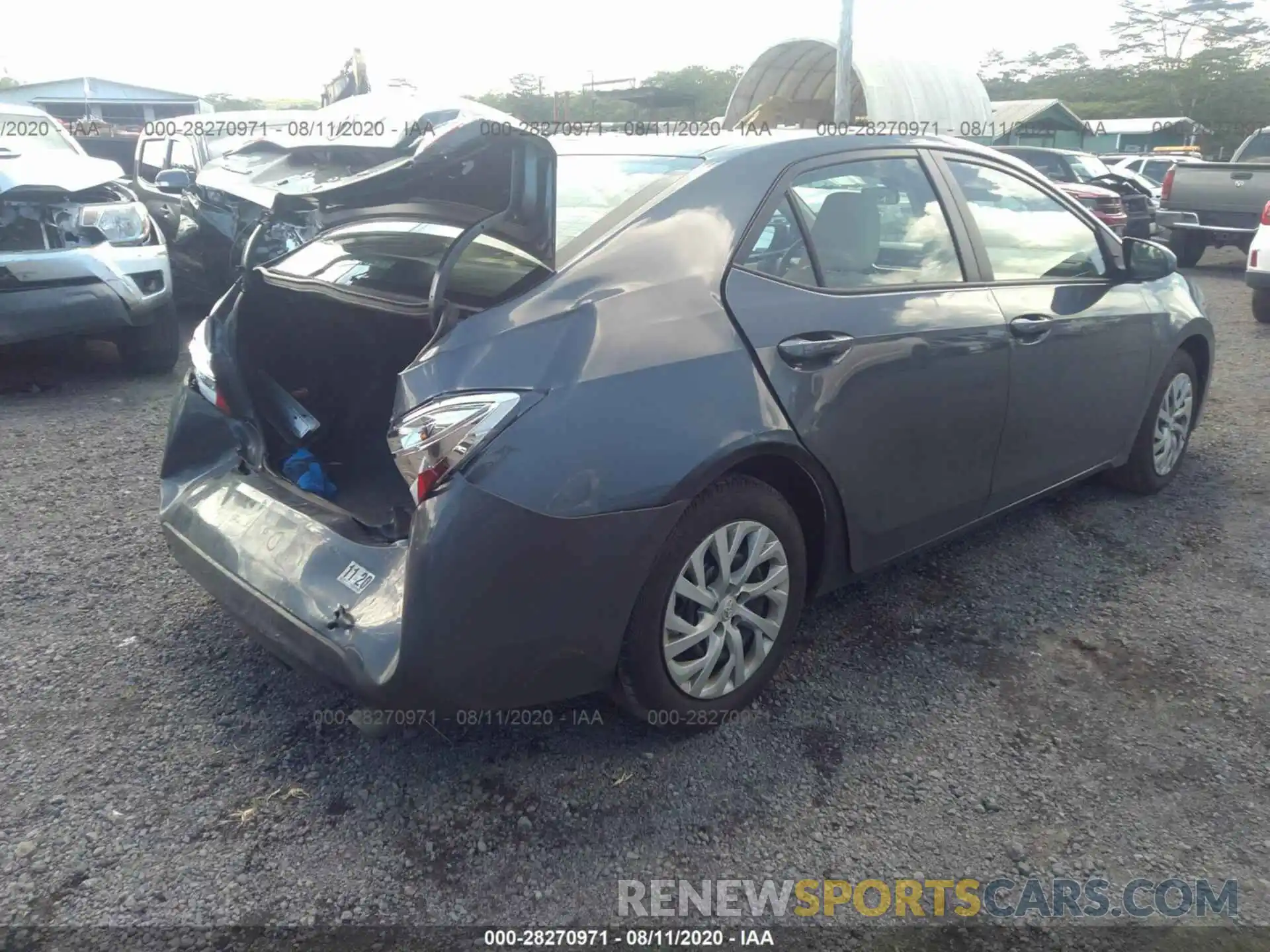 4 Photograph of a damaged car 5YFBURHE8KP886093 TOYOTA COROLLA 2019