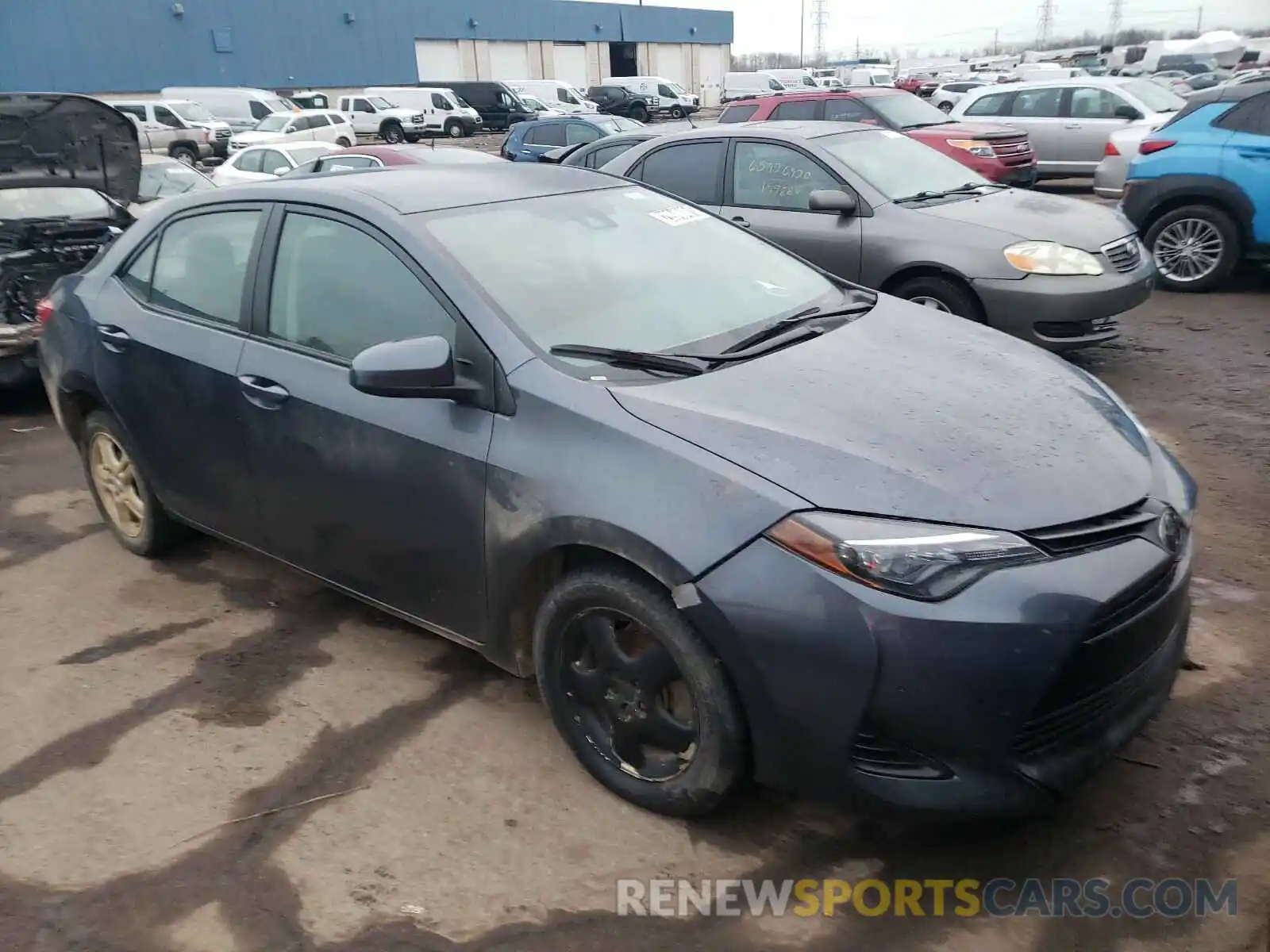 1 Photograph of a damaged car 5YFBURHE8KP886367 TOYOTA COROLLA 2019