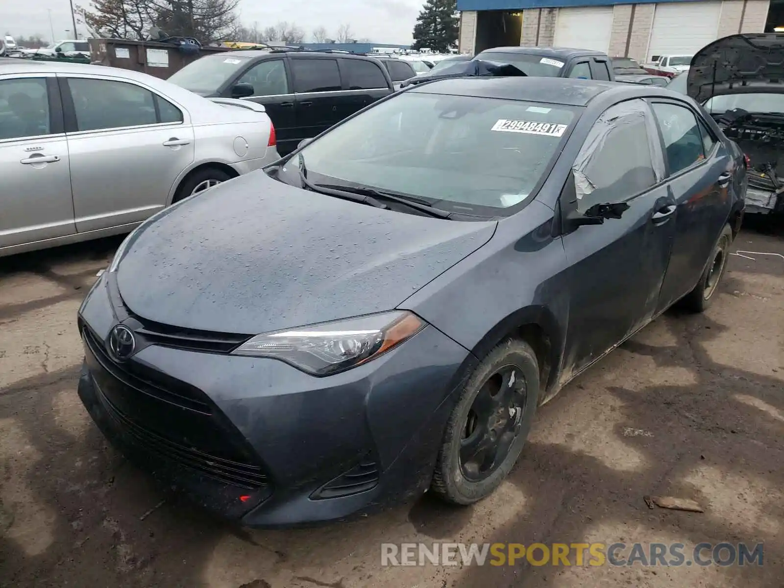 2 Photograph of a damaged car 5YFBURHE8KP886367 TOYOTA COROLLA 2019