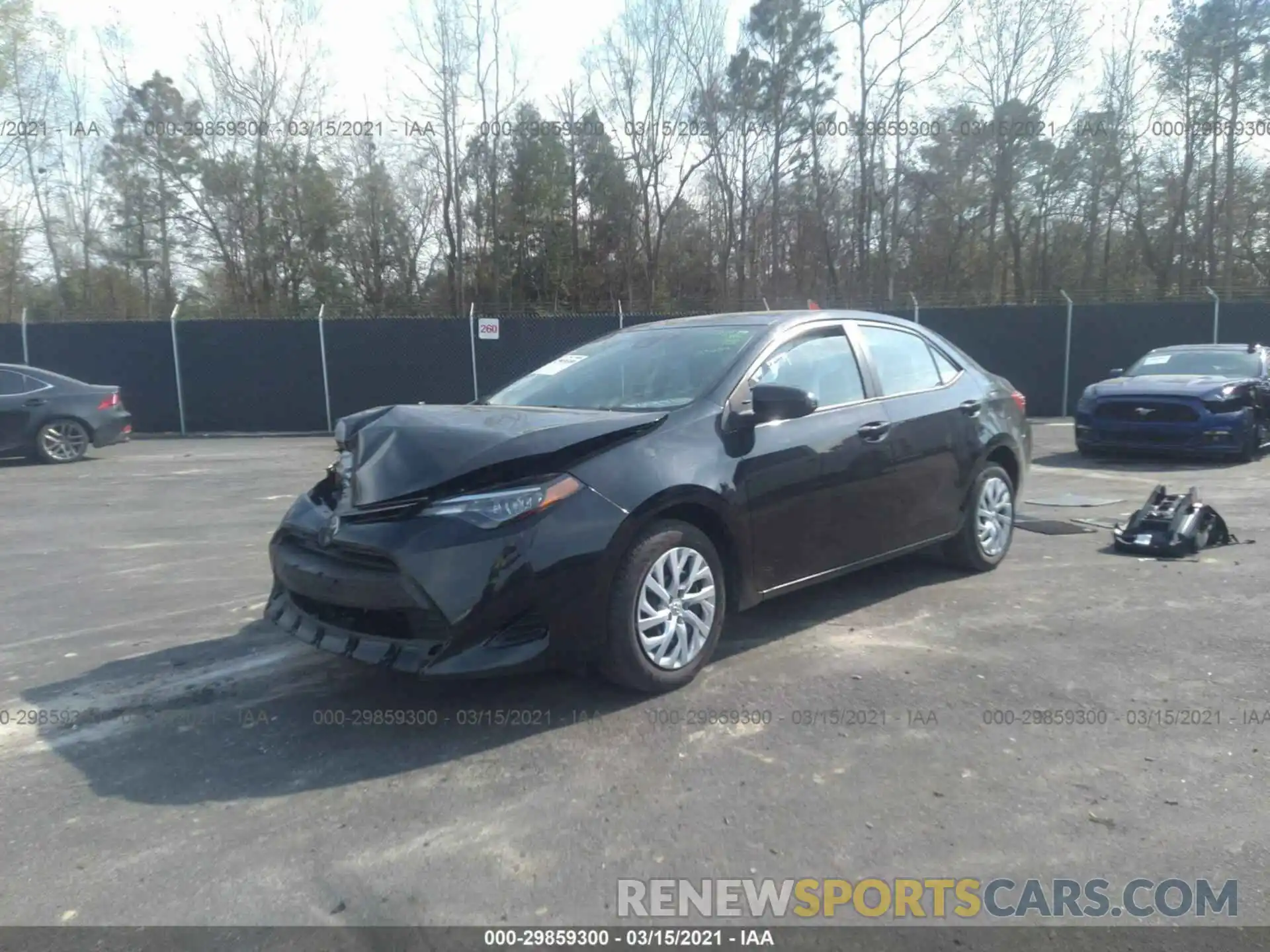 2 Photograph of a damaged car 5YFBURHE8KP886580 TOYOTA COROLLA 2019