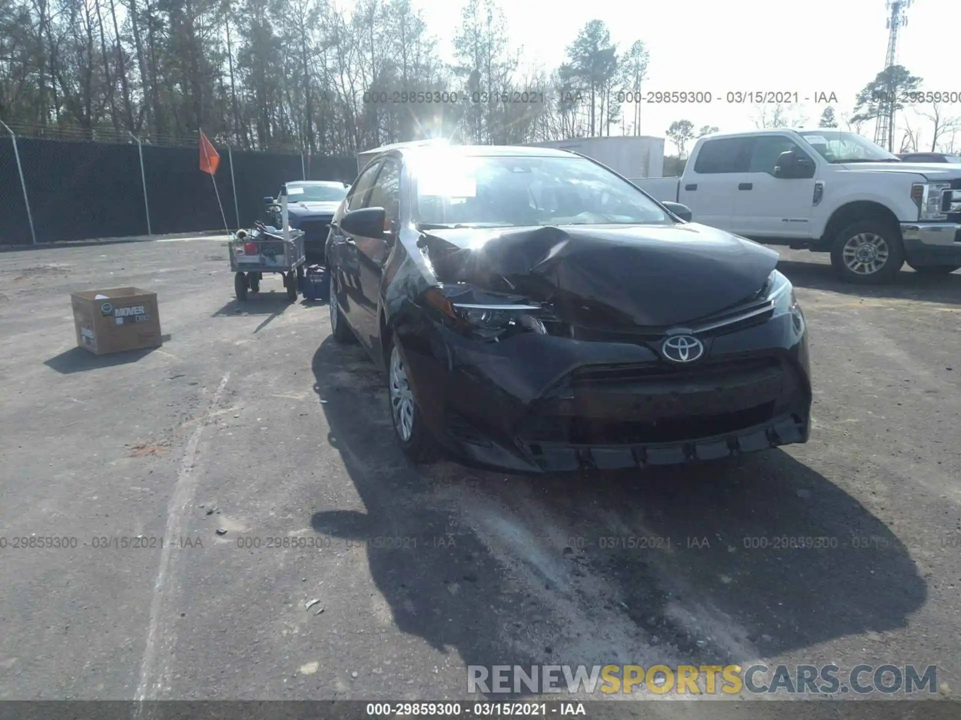 6 Photograph of a damaged car 5YFBURHE8KP886580 TOYOTA COROLLA 2019