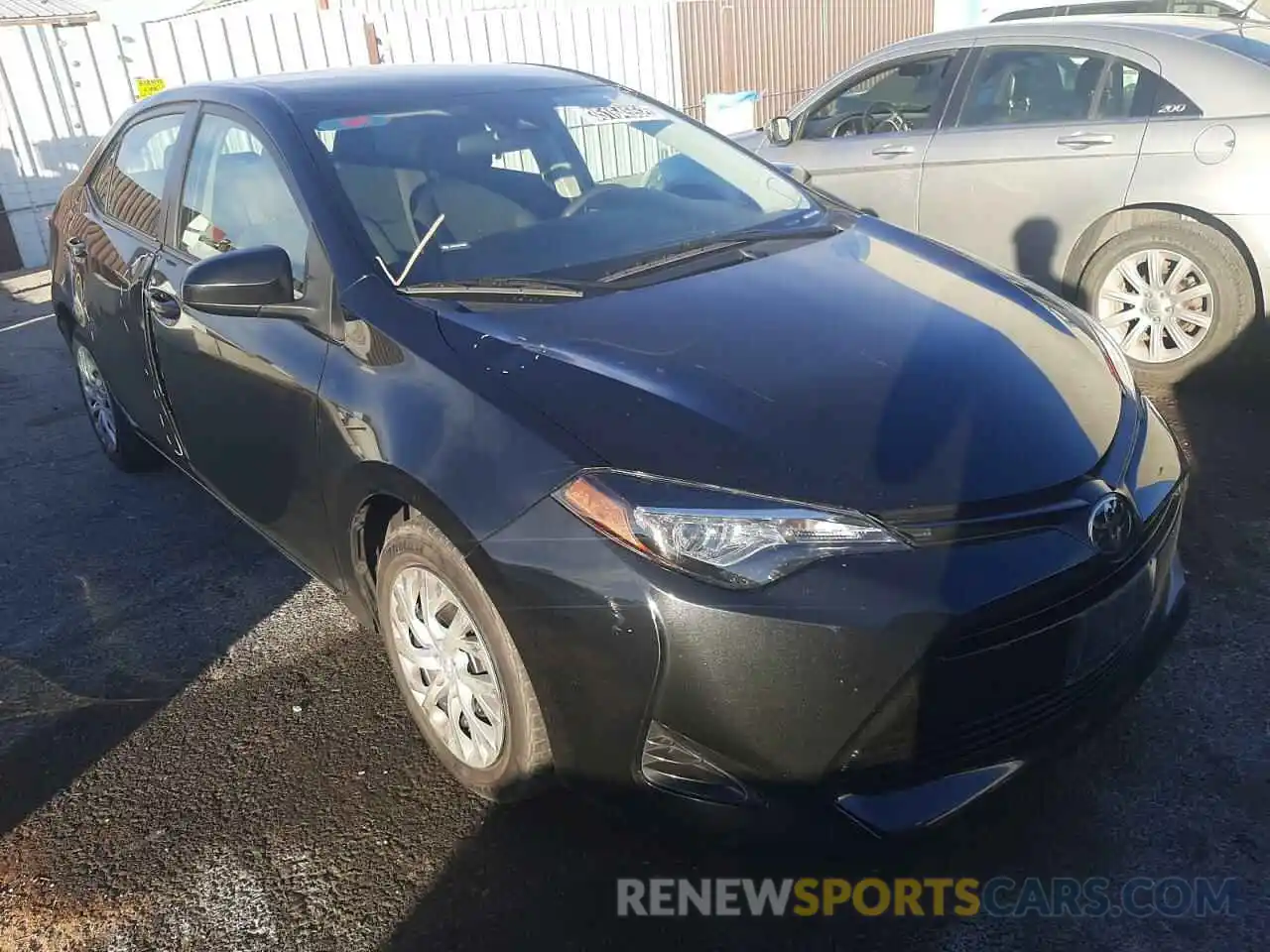 1 Photograph of a damaged car 5YFBURHE8KP886725 TOYOTA COROLLA 2019