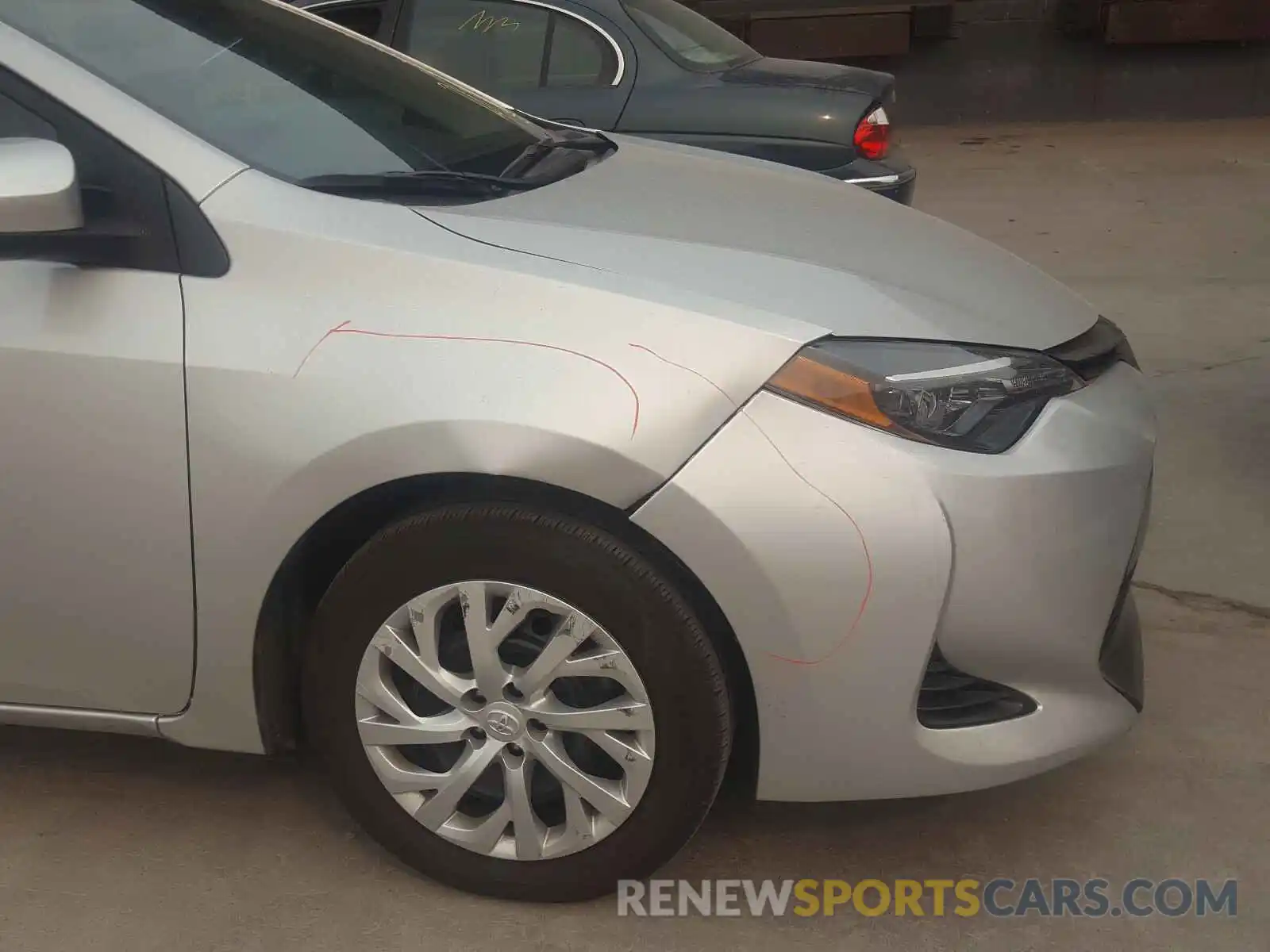 9 Photograph of a damaged car 5YFBURHE8KP887048 TOYOTA COROLLA 2019