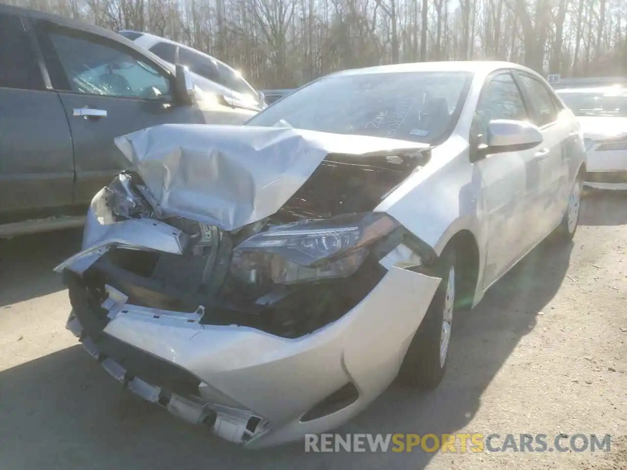 2 Photograph of a damaged car 5YFBURHE8KP887812 TOYOTA COROLLA 2019