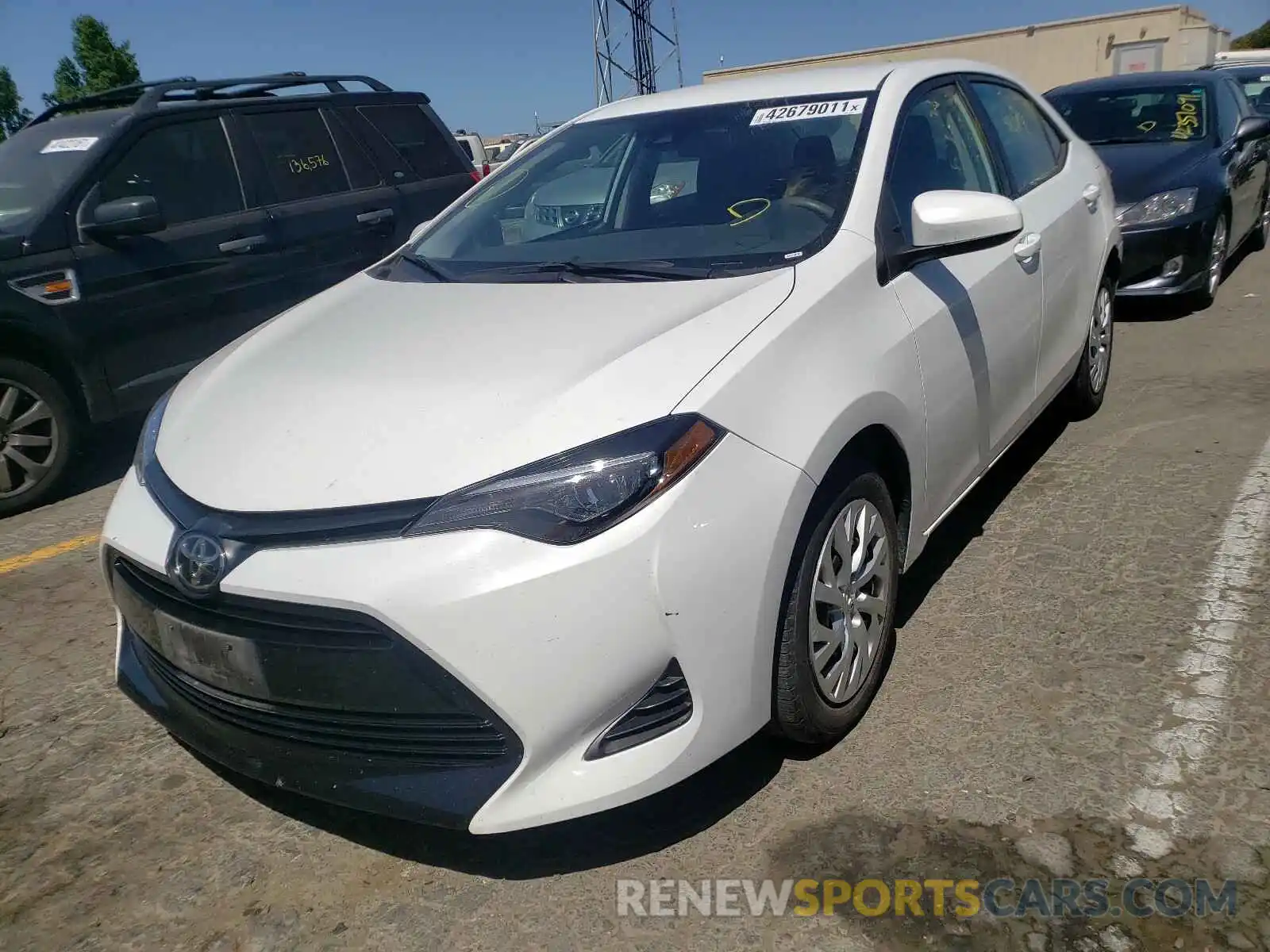 2 Photograph of a damaged car 5YFBURHE8KP887972 TOYOTA COROLLA 2019