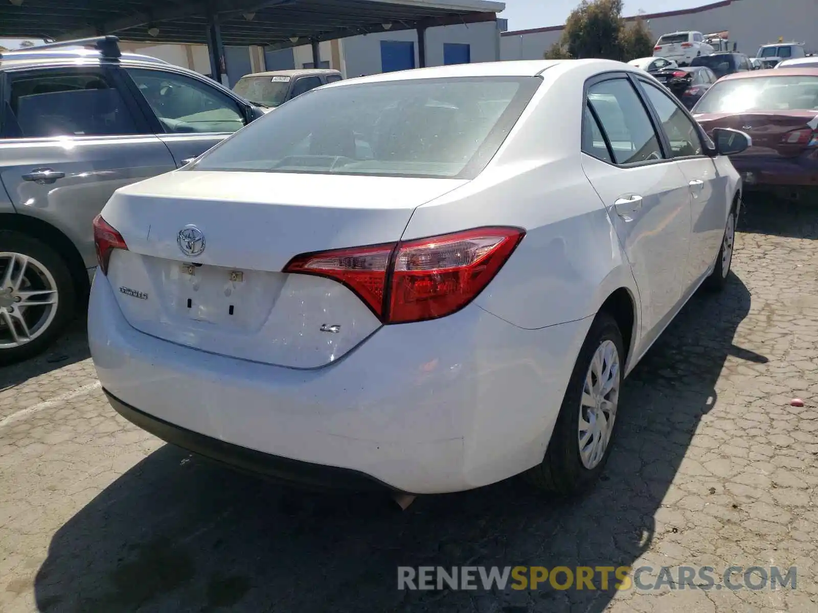 4 Photograph of a damaged car 5YFBURHE8KP887972 TOYOTA COROLLA 2019