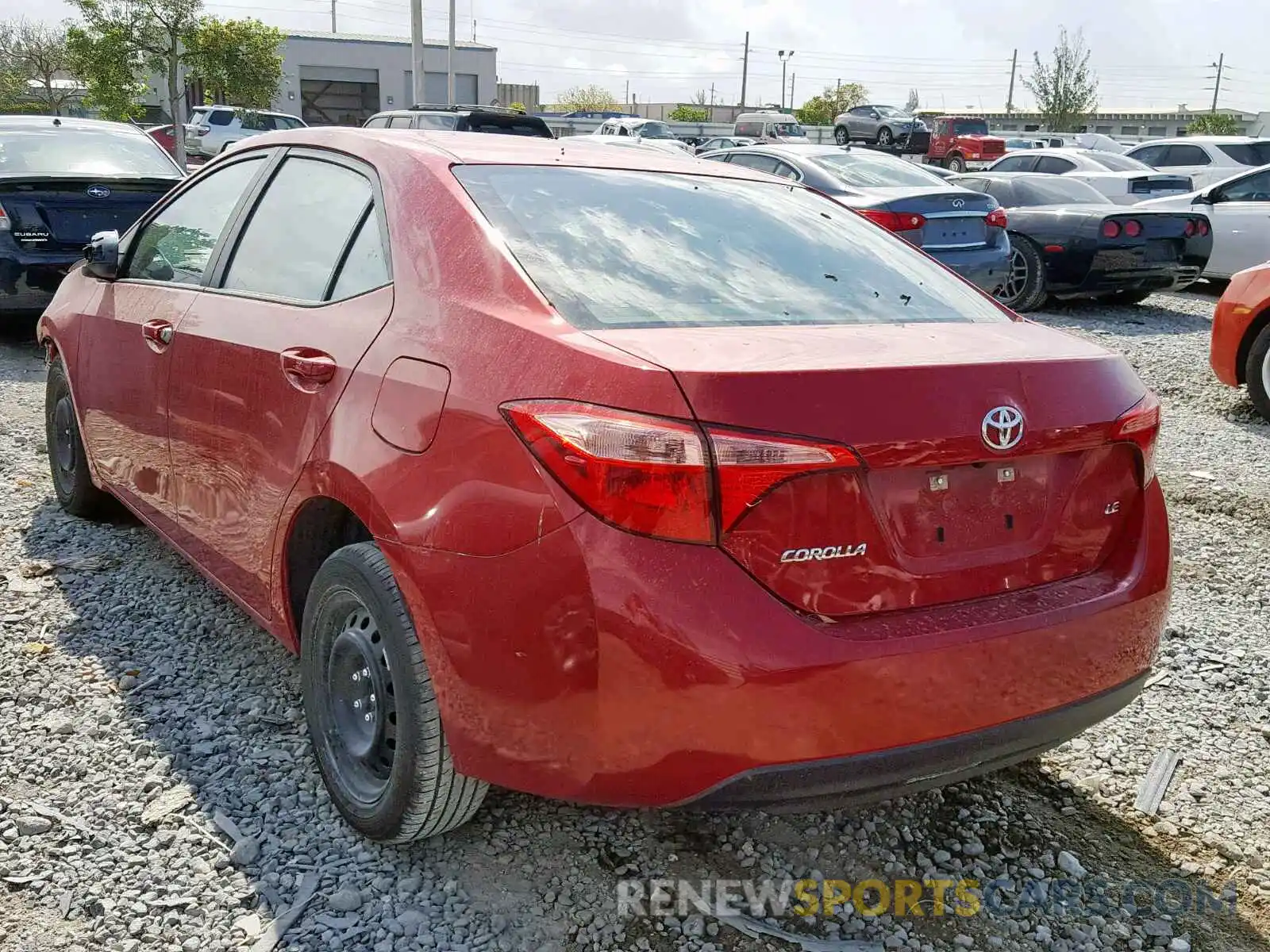 3 Photograph of a damaged car 5YFBURHE8KP888295 TOYOTA COROLLA 2019