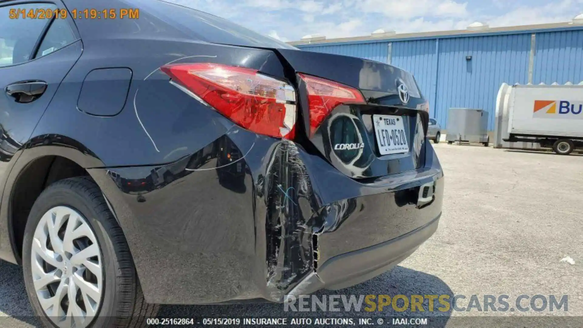 16 Photograph of a damaged car 5YFBURHE8KP888586 TOYOTA COROLLA 2019