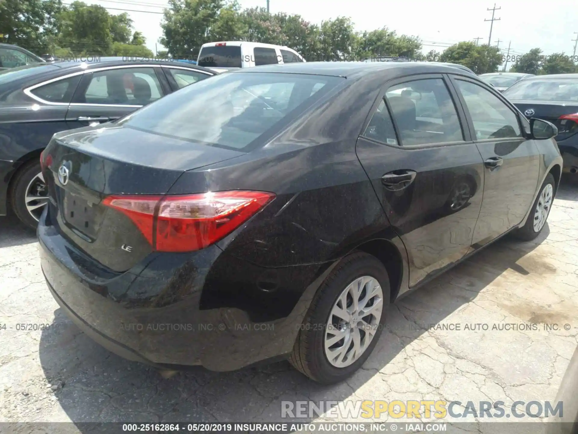 4 Photograph of a damaged car 5YFBURHE8KP888586 TOYOTA COROLLA 2019