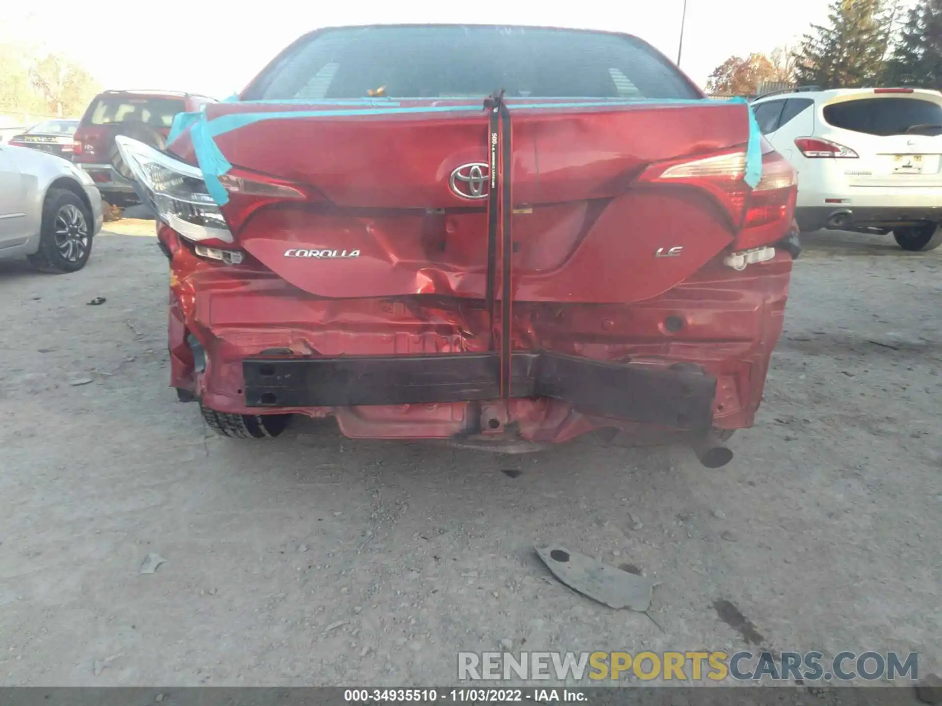 6 Photograph of a damaged car 5YFBURHE8KP888703 TOYOTA COROLLA 2019