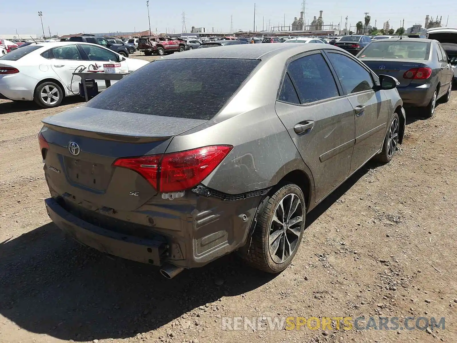 4 Photograph of a damaged car 5YFBURHE8KP888720 TOYOTA COROLLA 2019