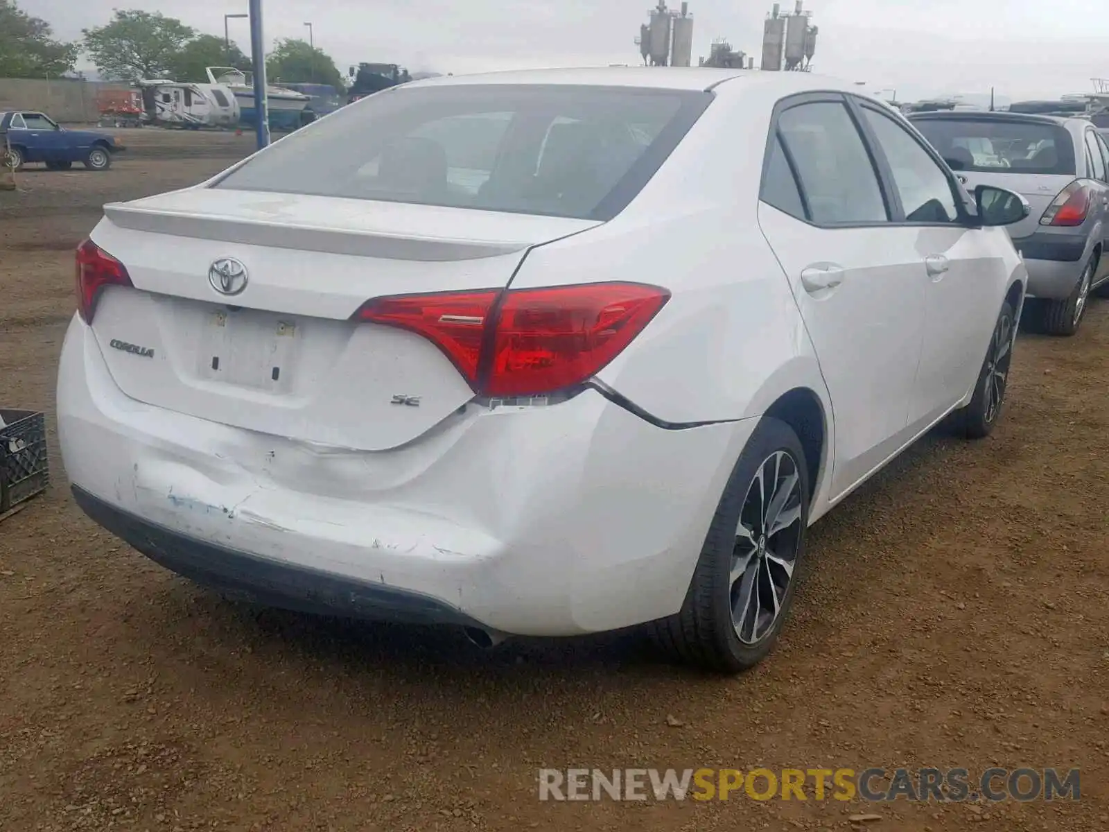 4 Photograph of a damaged car 5YFBURHE8KP888765 TOYOTA COROLLA 2019