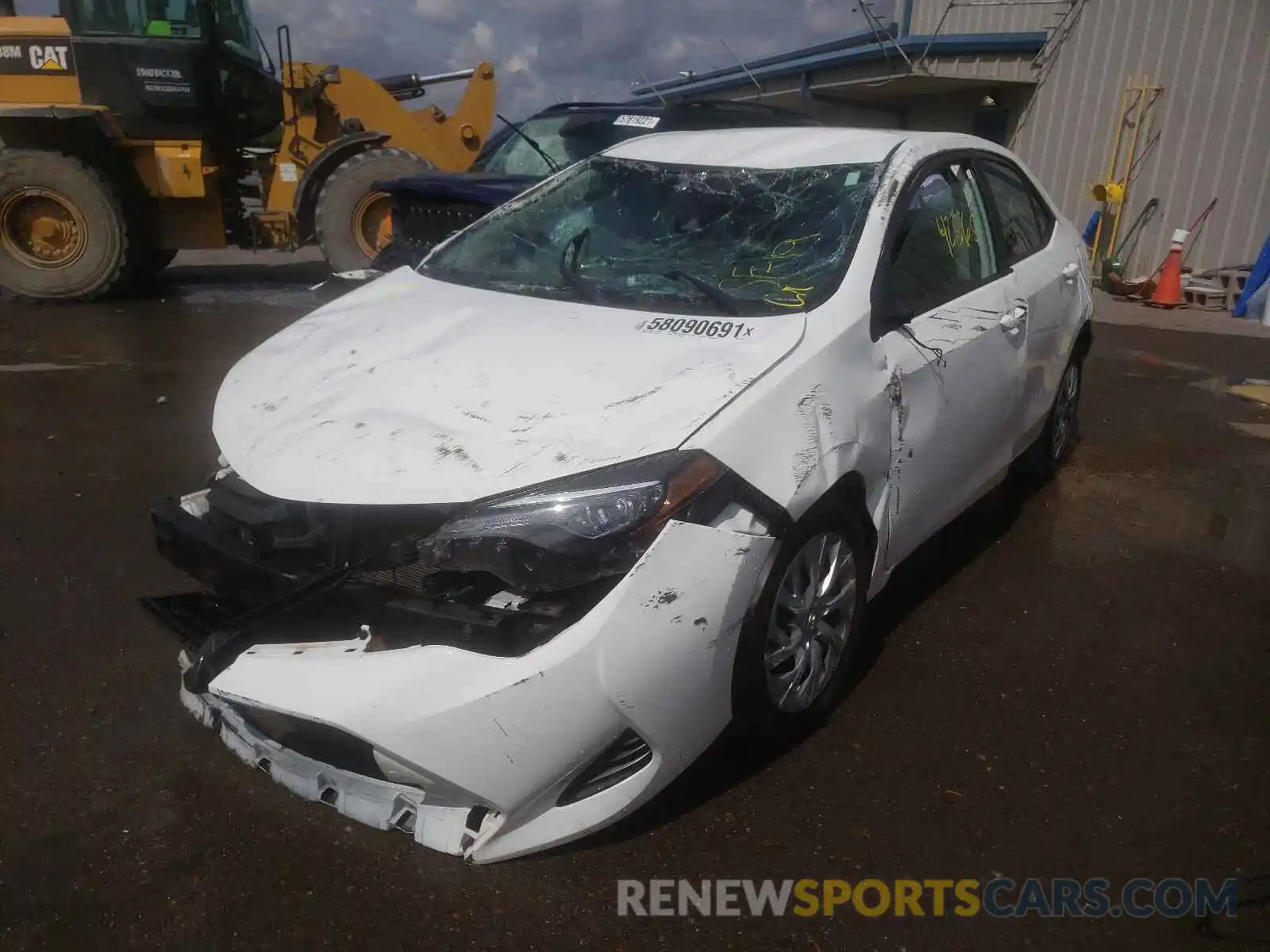 2 Photograph of a damaged car 5YFBURHE8KP888815 TOYOTA COROLLA 2019