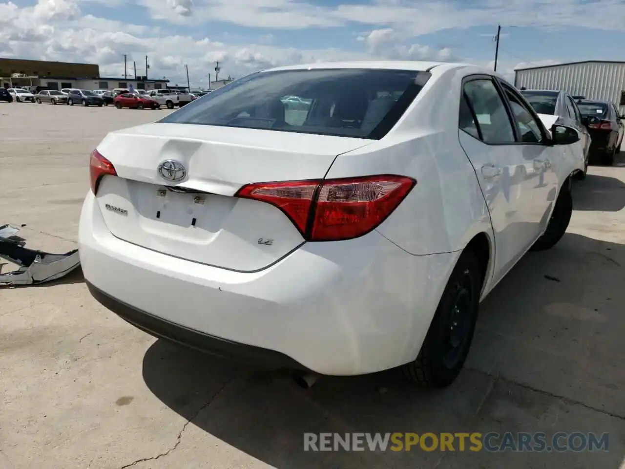 4 Photograph of a damaged car 5YFBURHE8KP888894 TOYOTA COROLLA 2019