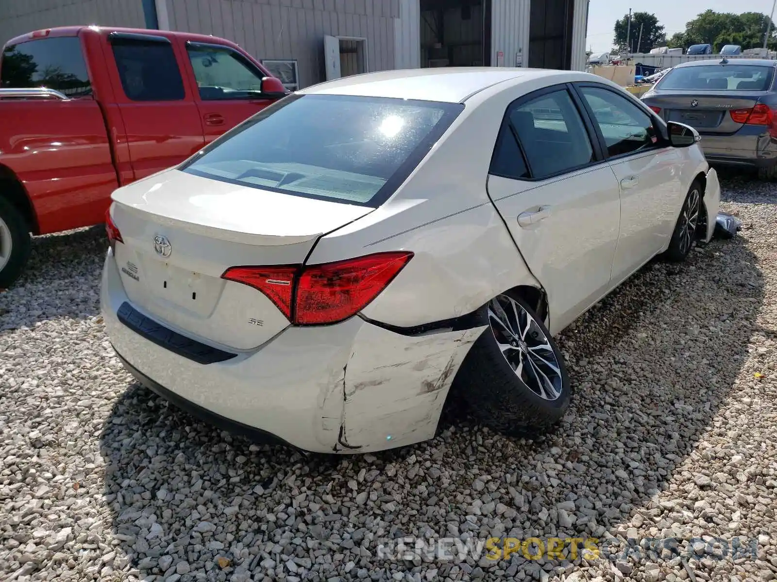 4 Photograph of a damaged car 5YFBURHE8KP888989 TOYOTA COROLLA 2019