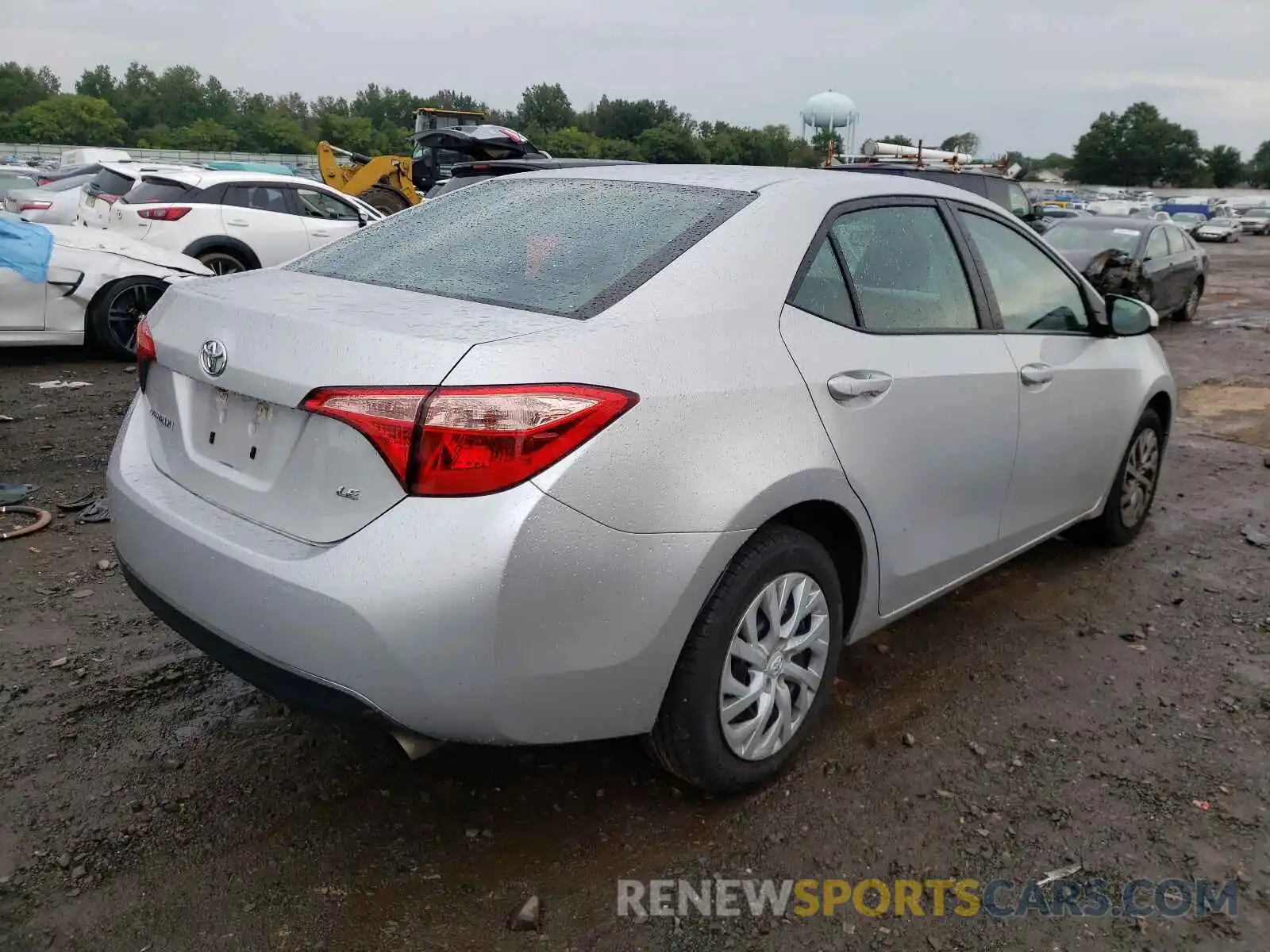 4 Photograph of a damaged car 5YFBURHE8KP889382 TOYOTA COROLLA 2019