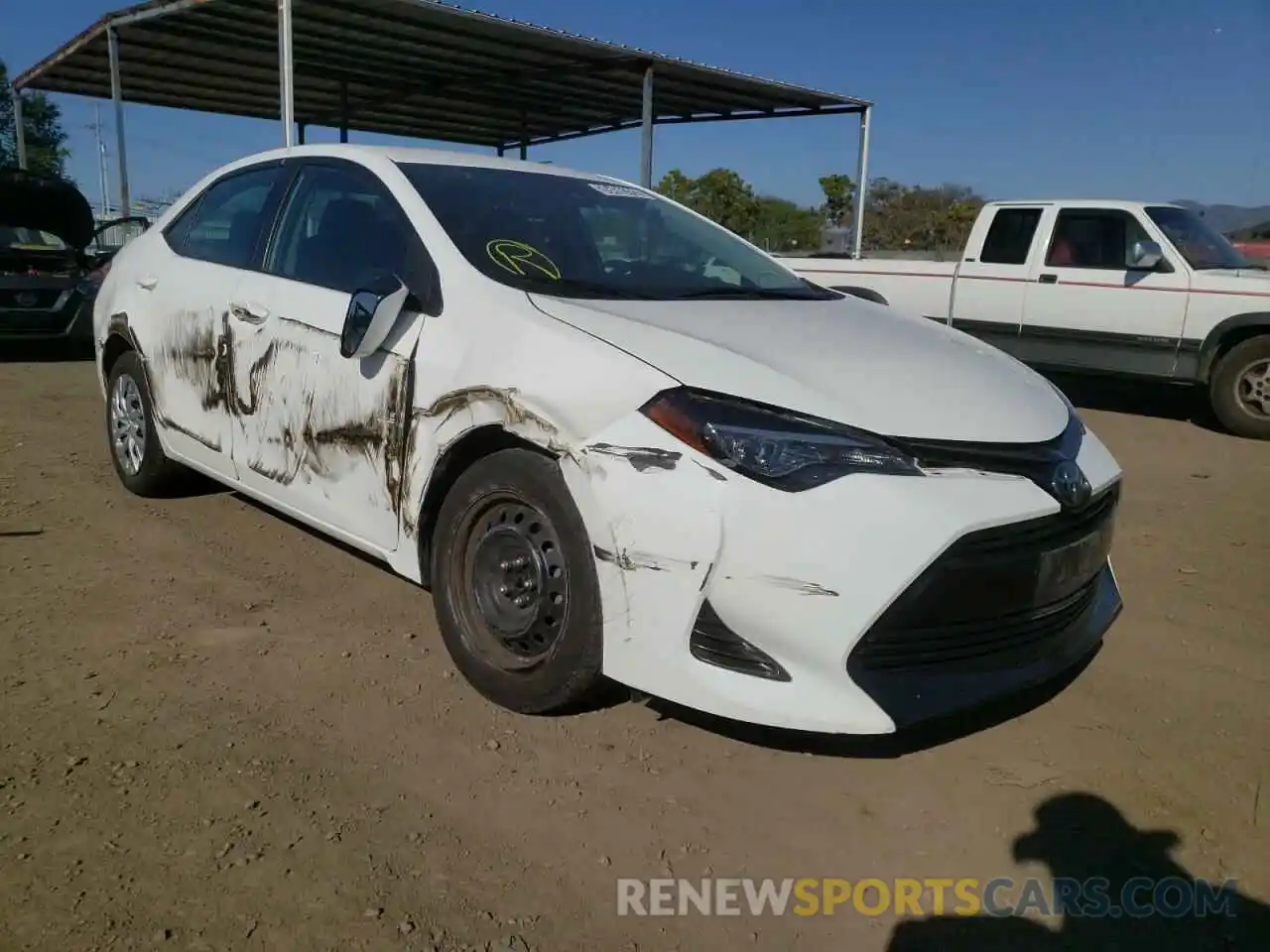 1 Photograph of a damaged car 5YFBURHE8KP889687 TOYOTA COROLLA 2019