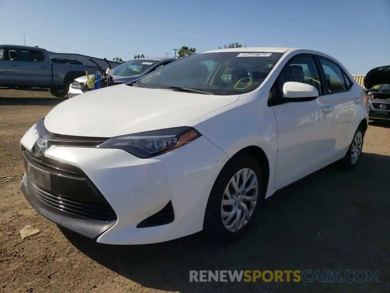 2 Photograph of a damaged car 5YFBURHE8KP889687 TOYOTA COROLLA 2019