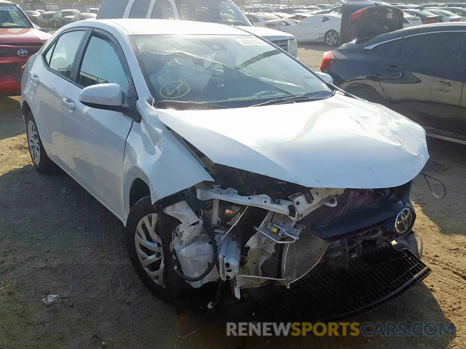 1 Photograph of a damaged car 5YFBURHE8KP889754 TOYOTA COROLLA 2019