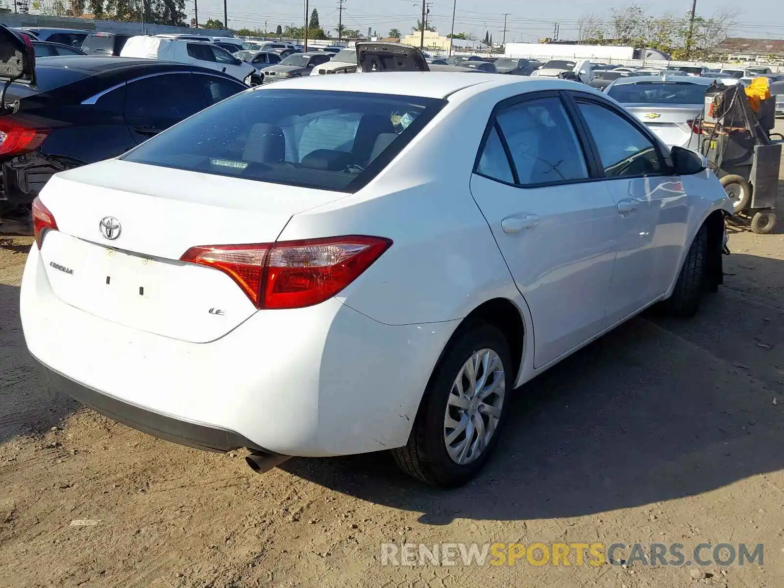 4 Photograph of a damaged car 5YFBURHE8KP889754 TOYOTA COROLLA 2019