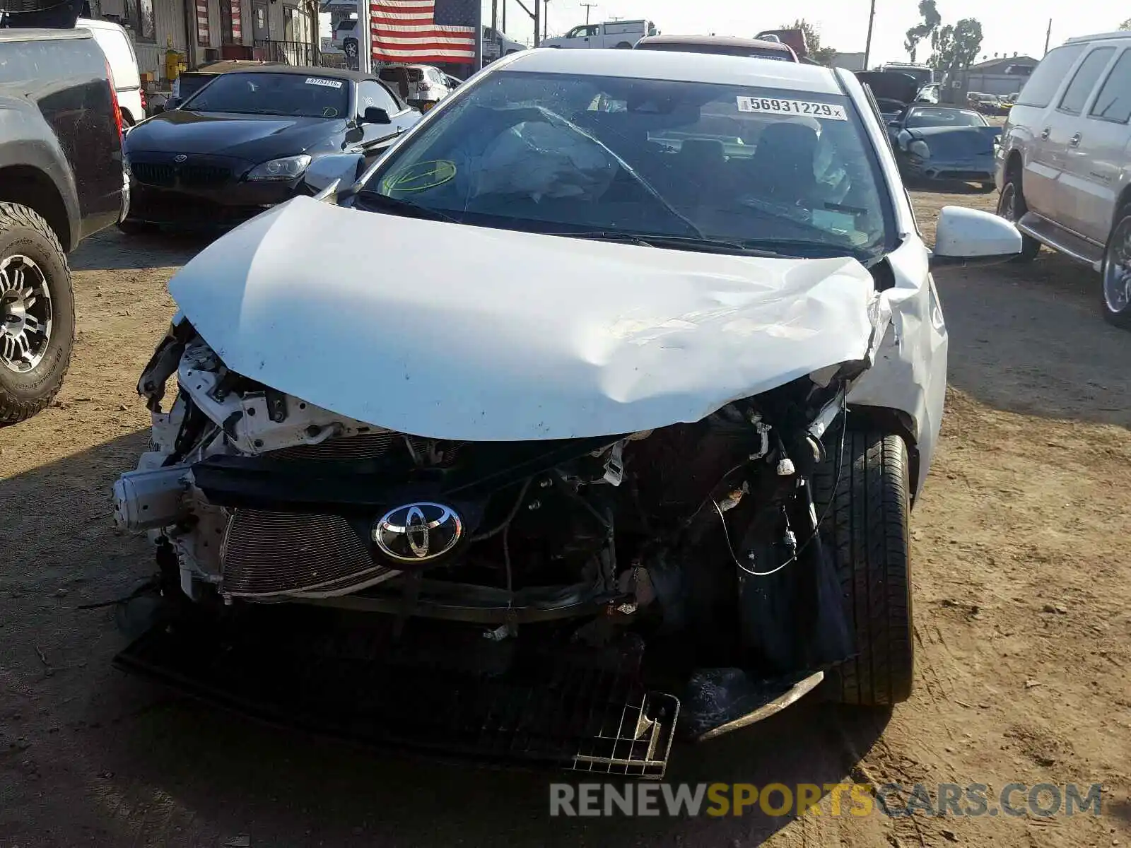 9 Photograph of a damaged car 5YFBURHE8KP889754 TOYOTA COROLLA 2019