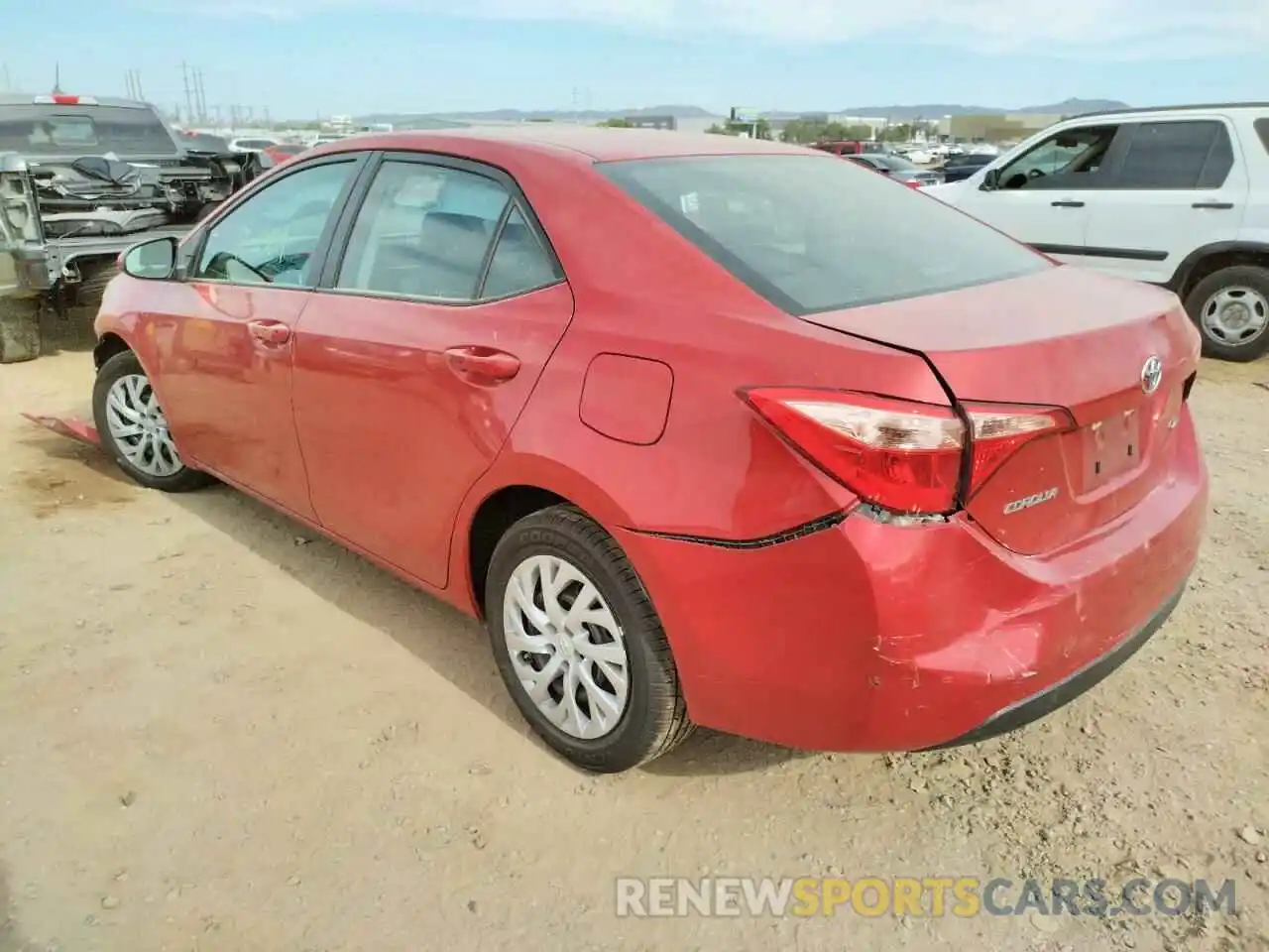 3 Photograph of a damaged car 5YFBURHE8KP889835 TOYOTA COROLLA 2019