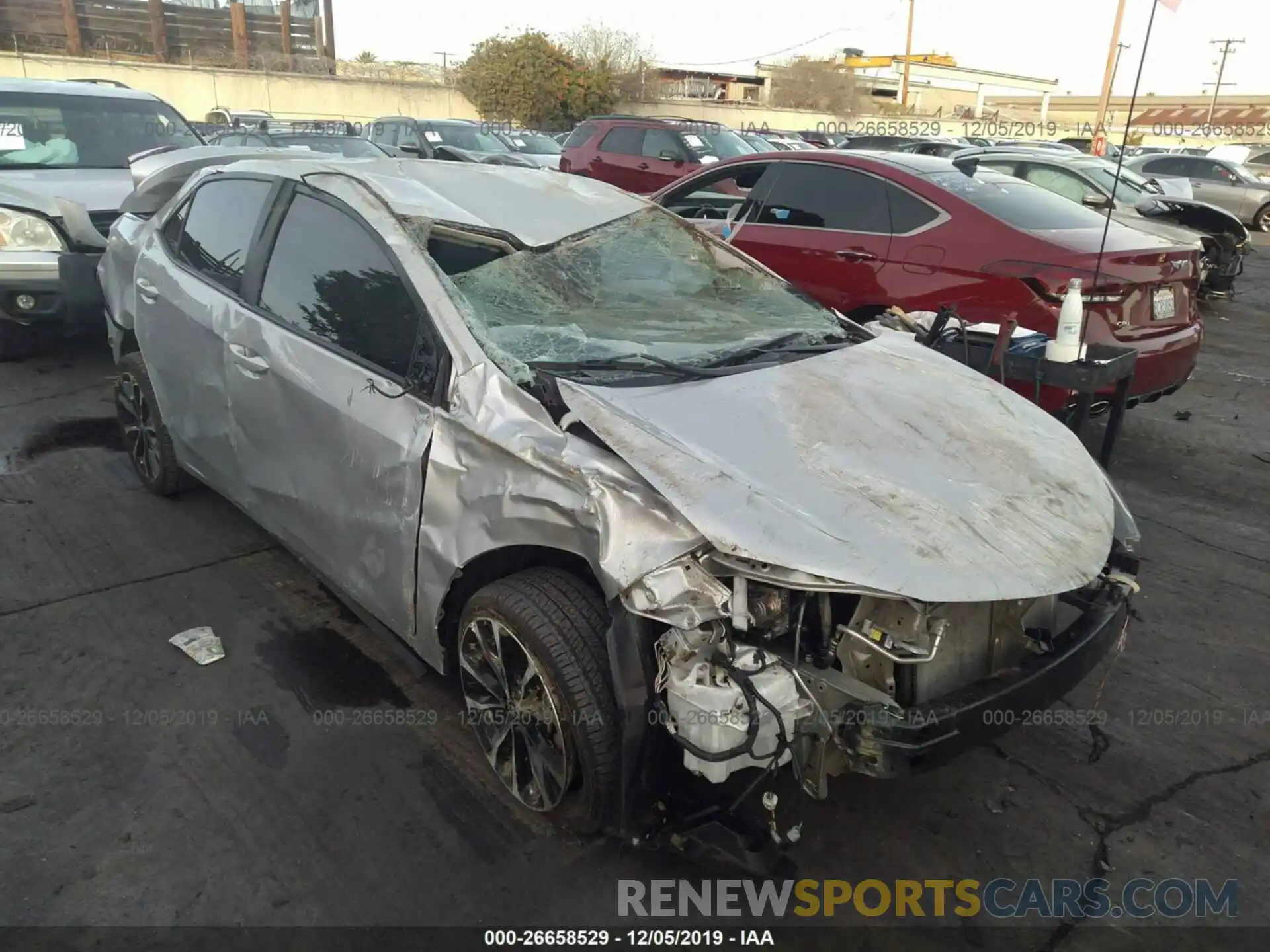 1 Photograph of a damaged car 5YFBURHE8KP890449 TOYOTA COROLLA 2019