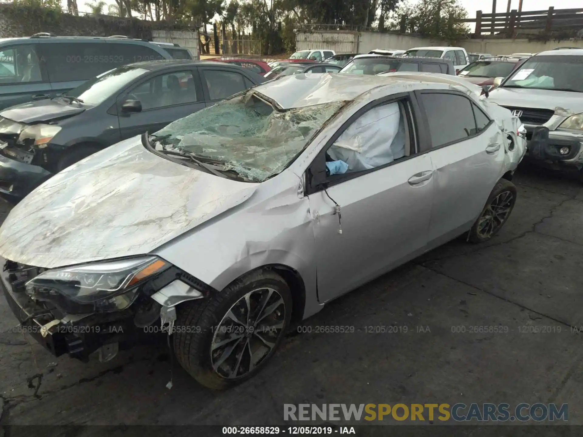 2 Photograph of a damaged car 5YFBURHE8KP890449 TOYOTA COROLLA 2019