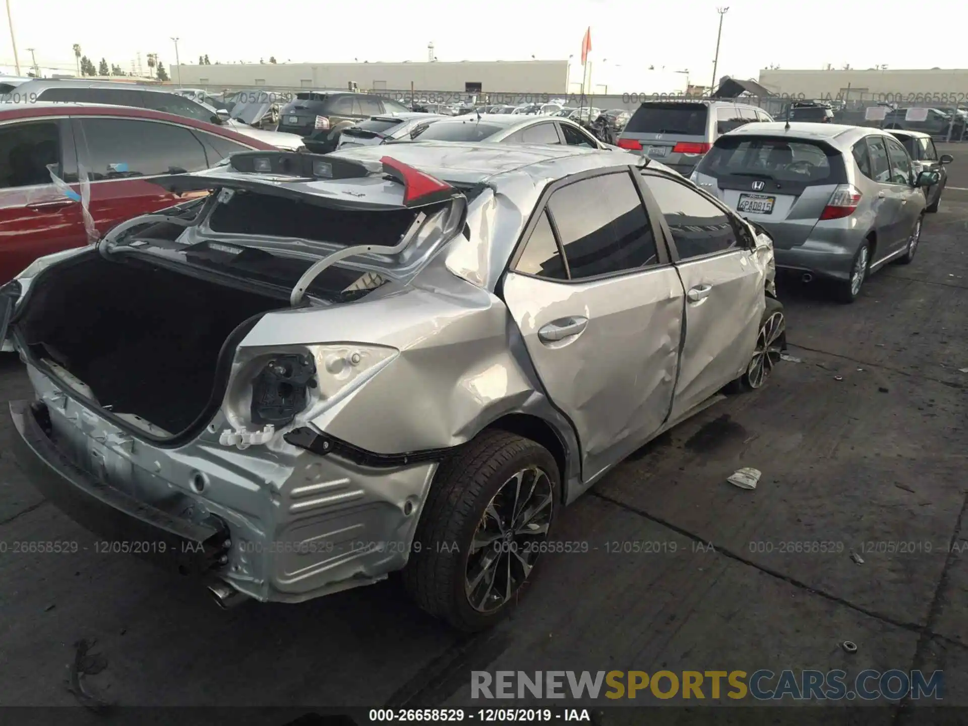 4 Photograph of a damaged car 5YFBURHE8KP890449 TOYOTA COROLLA 2019