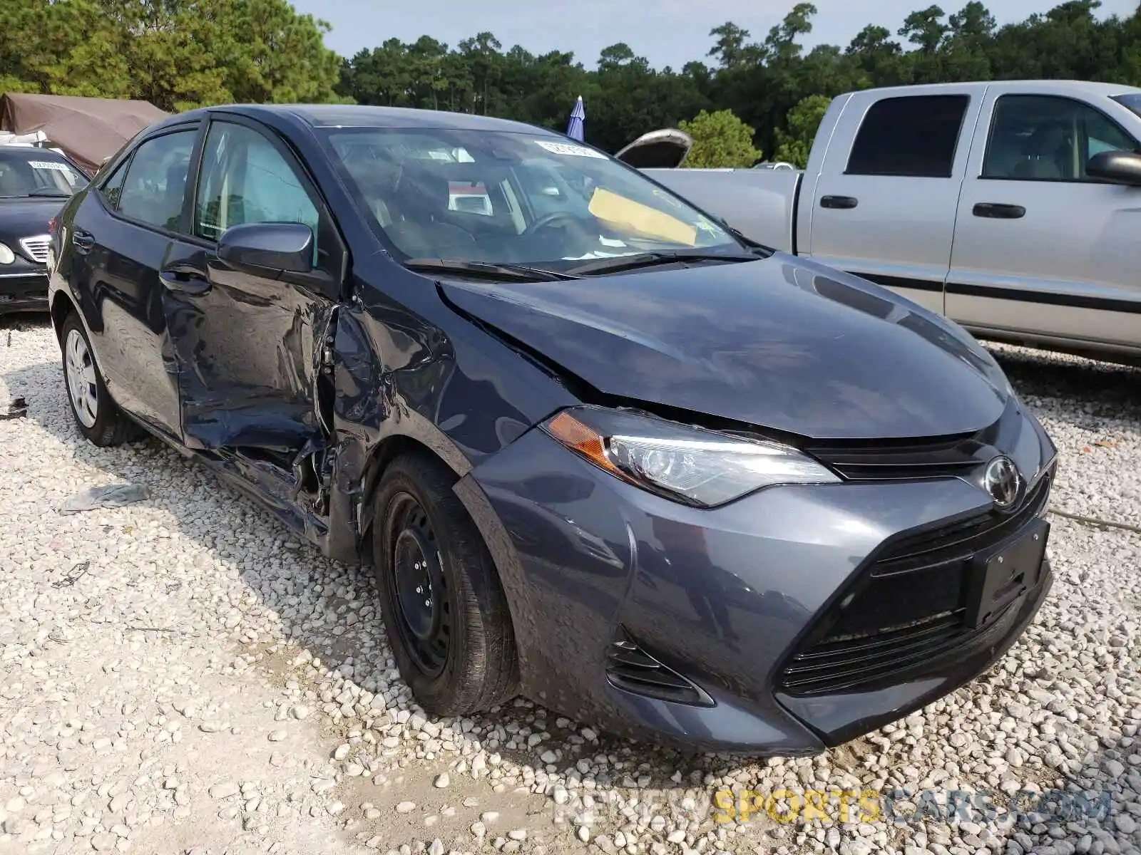 1 Photograph of a damaged car 5YFBURHE8KP891391 TOYOTA COROLLA 2019