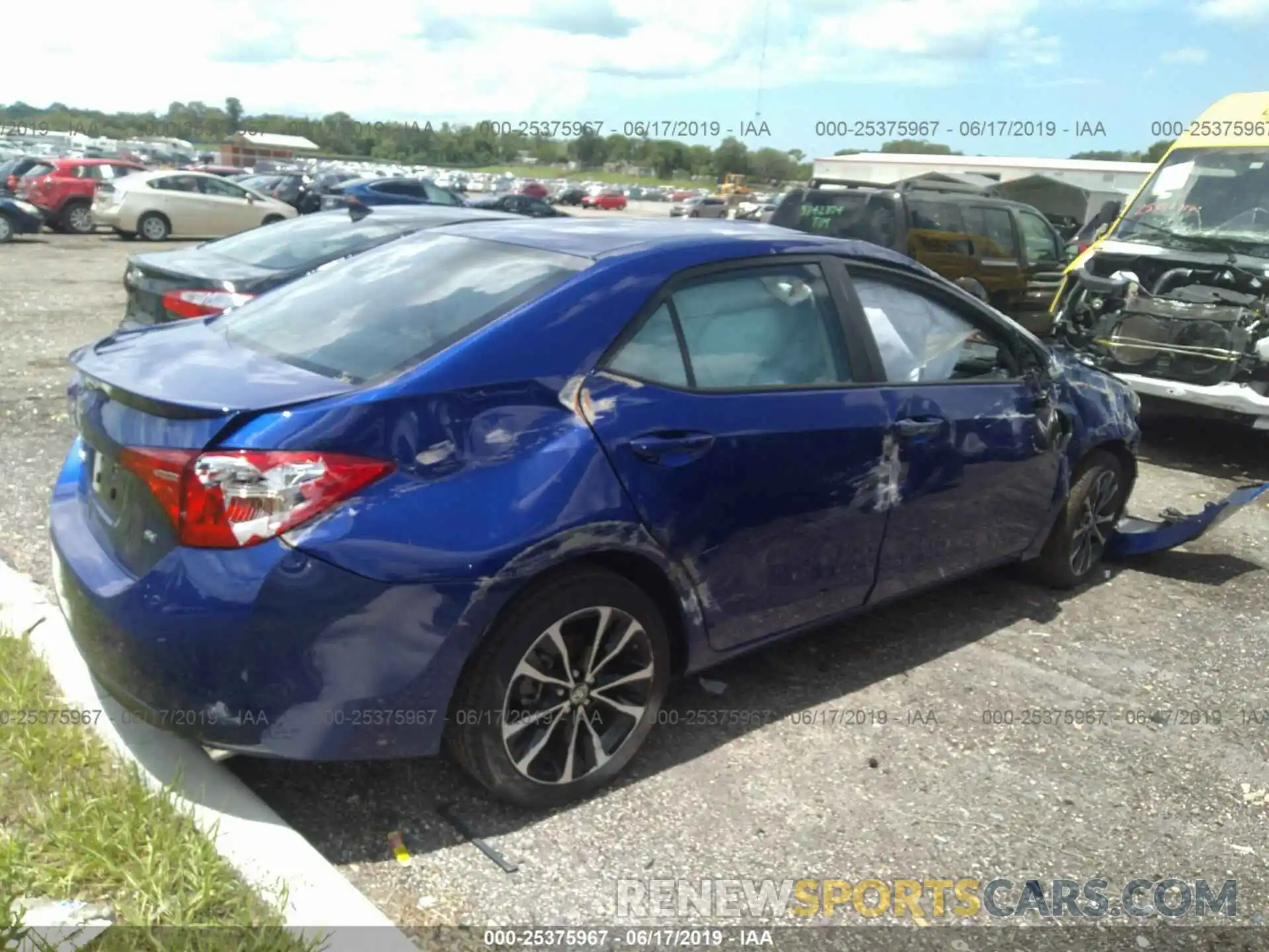 4 Photograph of a damaged car 5YFBURHE8KP891682 TOYOTA COROLLA 2019