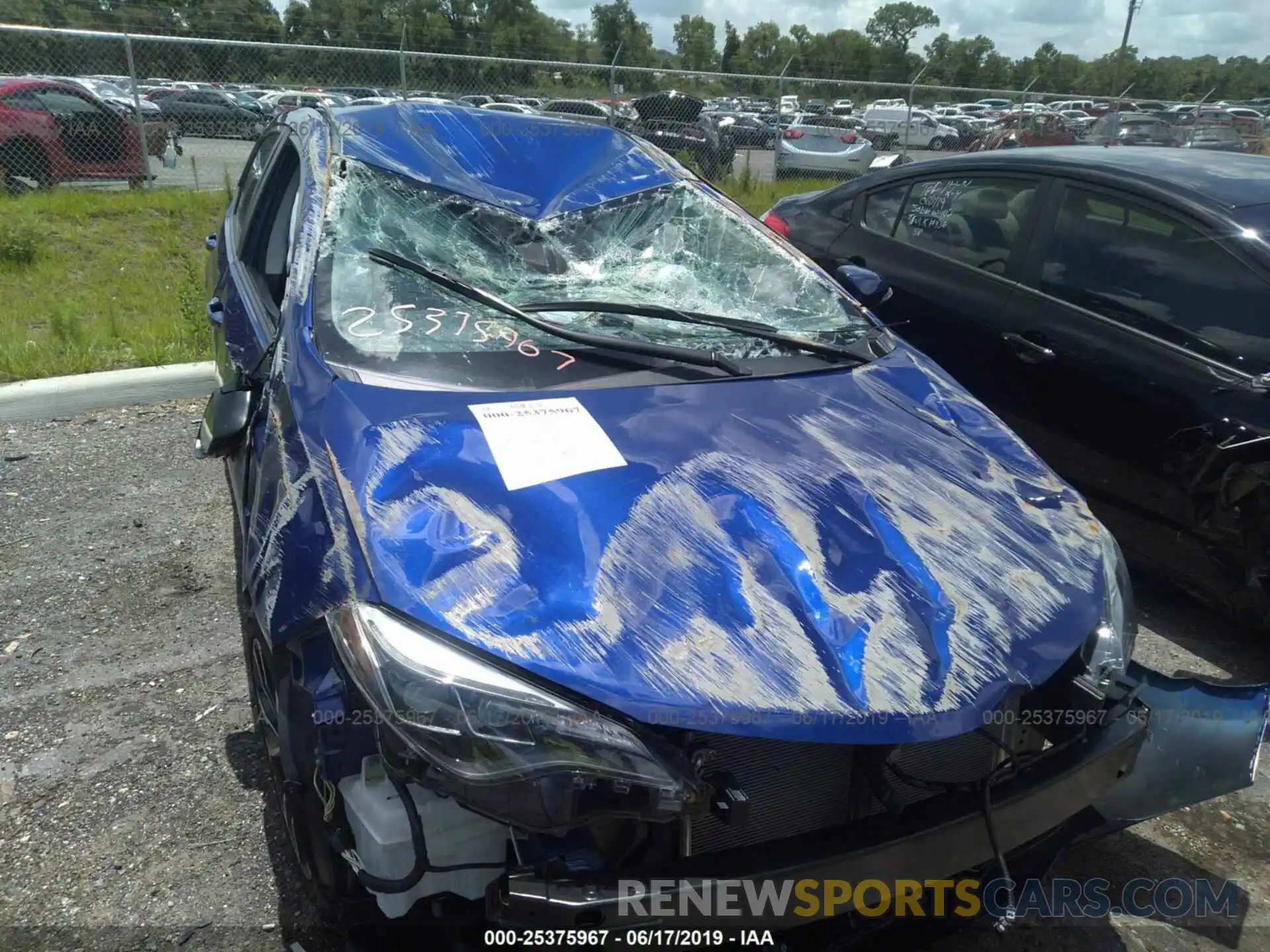 6 Photograph of a damaged car 5YFBURHE8KP891682 TOYOTA COROLLA 2019