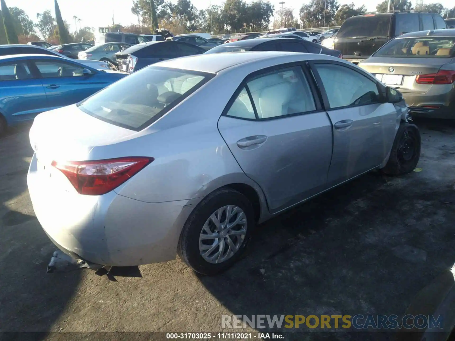 4 Photograph of a damaged car 5YFBURHE8KP891794 TOYOTA COROLLA 2019