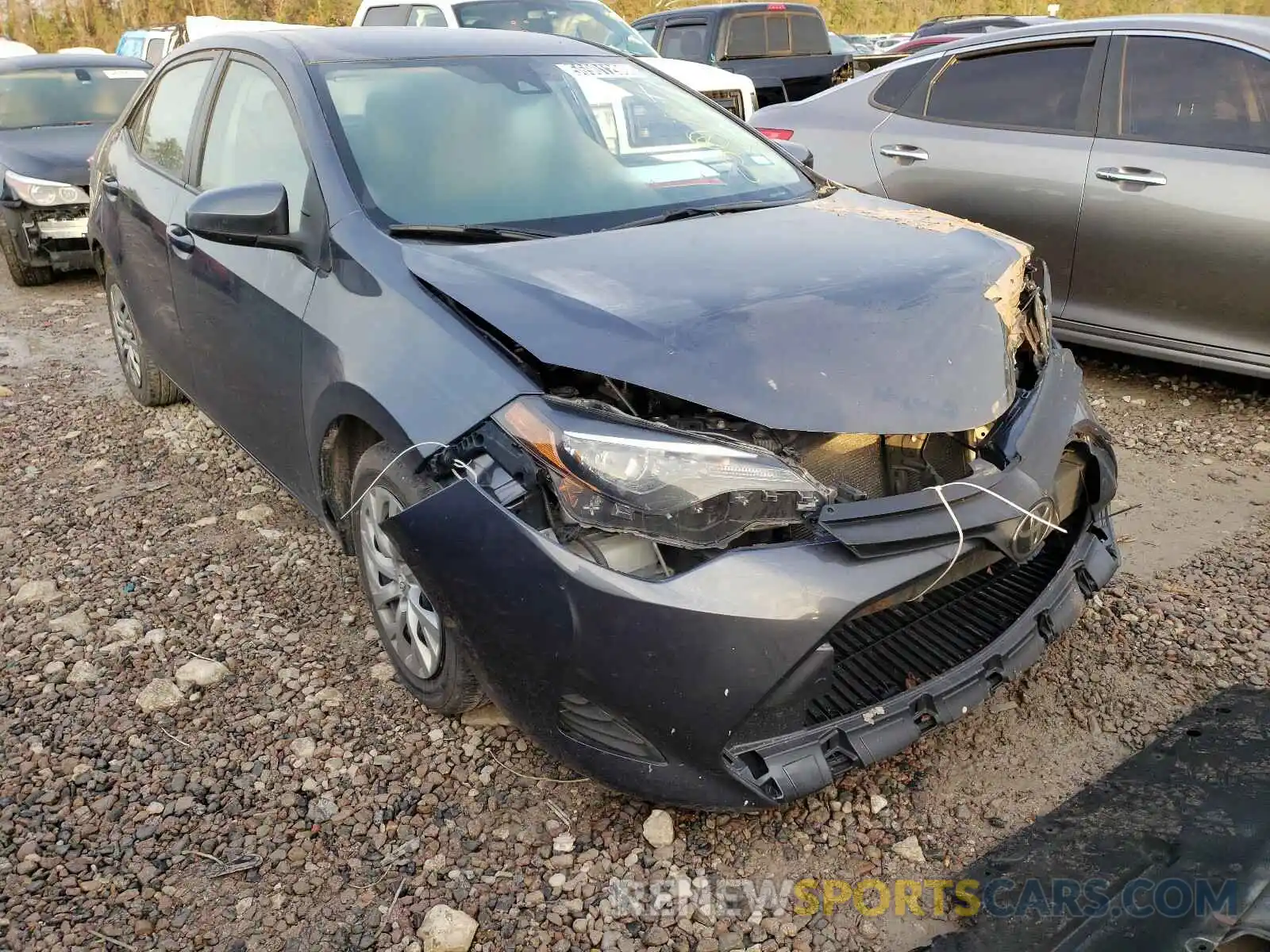 1 Photograph of a damaged car 5YFBURHE8KP892136 TOYOTA COROLLA 2019