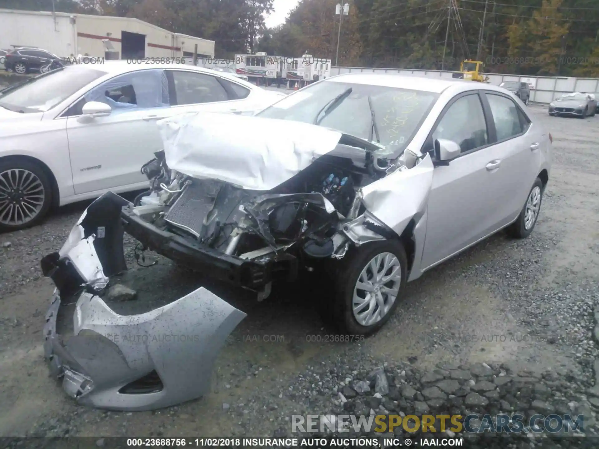 2 Photograph of a damaged car 5YFBURHE8KP892430 Toyota Corolla 2019