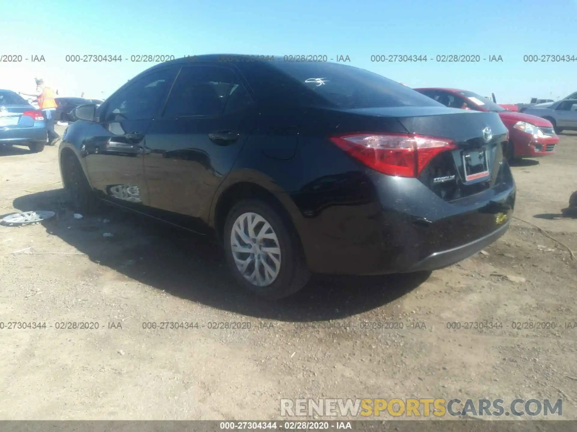 3 Photograph of a damaged car 5YFBURHE8KP892511 TOYOTA COROLLA 2019