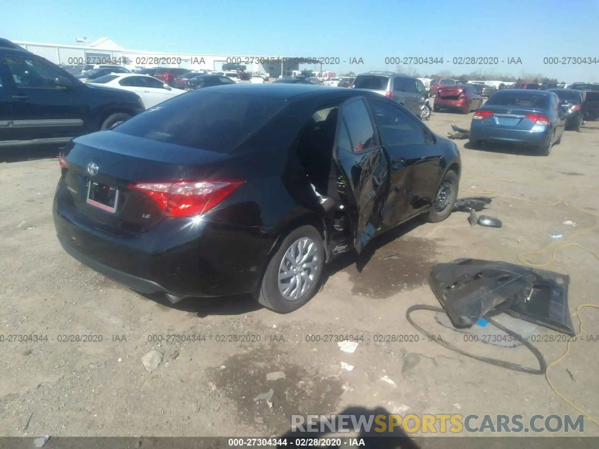 4 Photograph of a damaged car 5YFBURHE8KP892511 TOYOTA COROLLA 2019