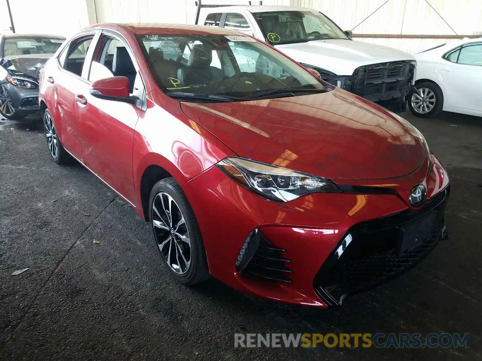 1 Photograph of a damaged car 5YFBURHE8KP892685 TOYOTA COROLLA 2019