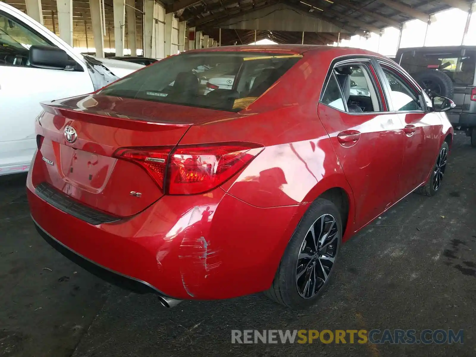 4 Photograph of a damaged car 5YFBURHE8KP892685 TOYOTA COROLLA 2019