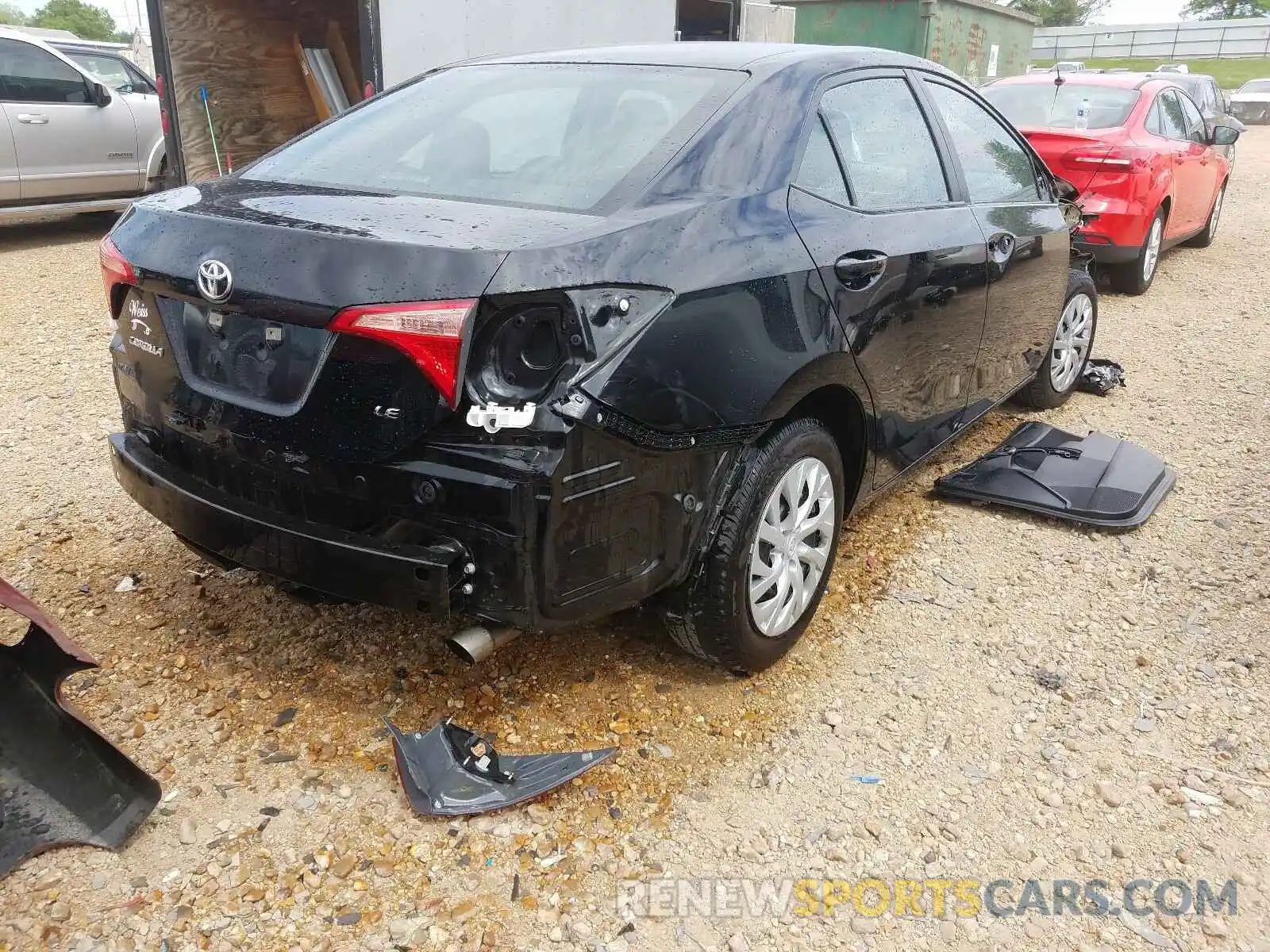 4 Photograph of a damaged car 5YFBURHE8KP892864 TOYOTA COROLLA 2019