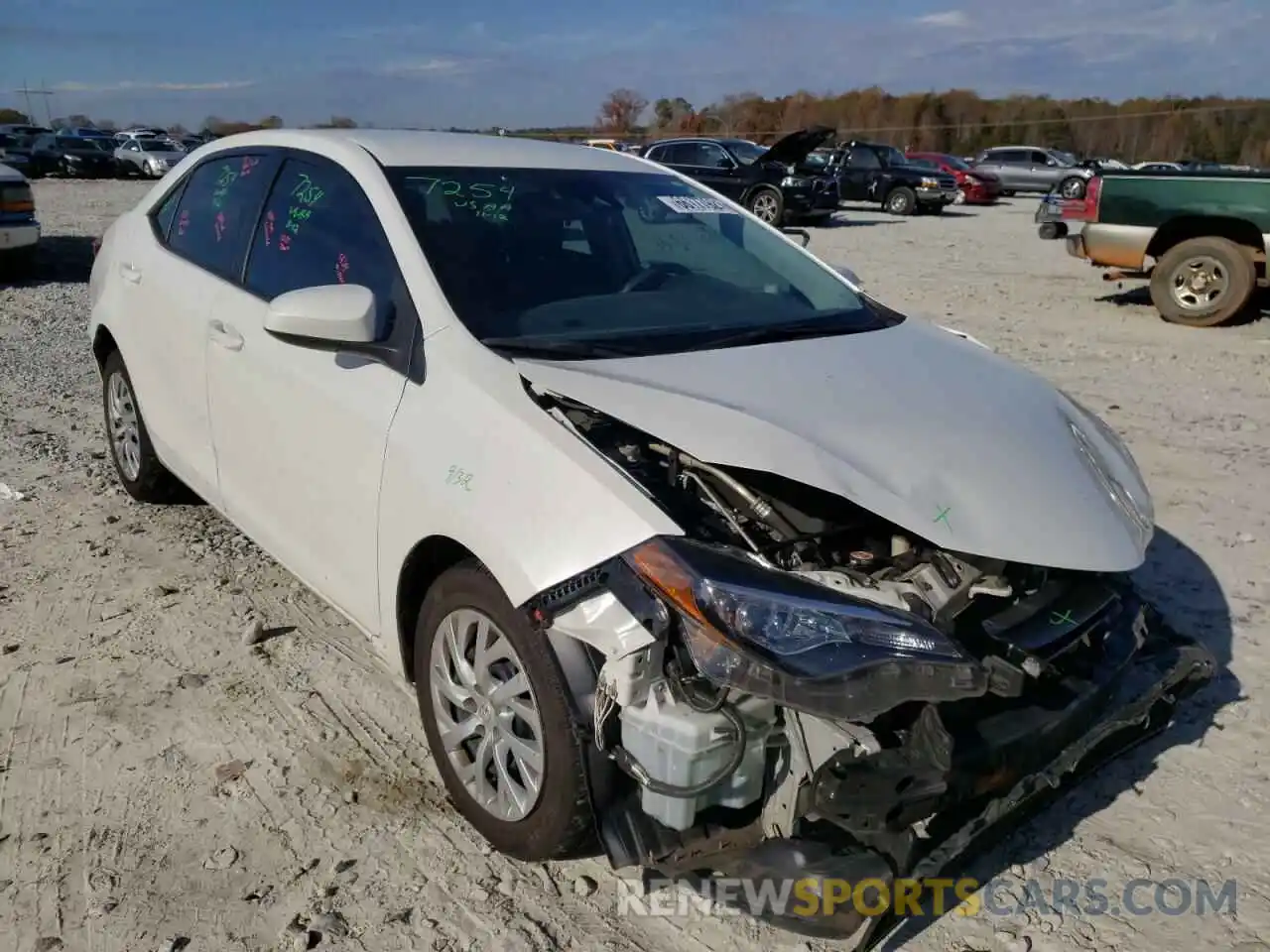 1 Photograph of a damaged car 5YFBURHE8KP892878 TOYOTA COROLLA 2019