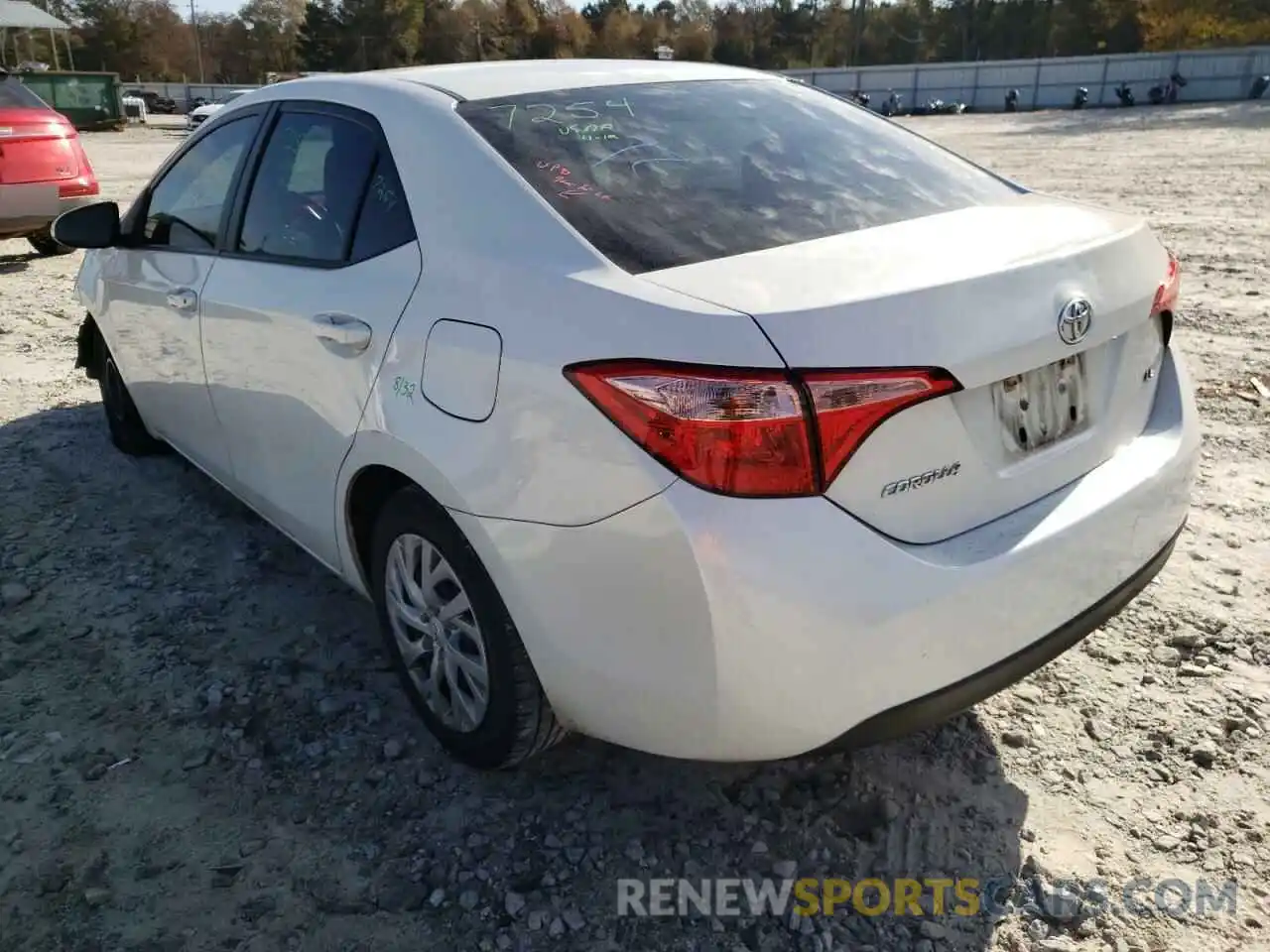 3 Photograph of a damaged car 5YFBURHE8KP892878 TOYOTA COROLLA 2019