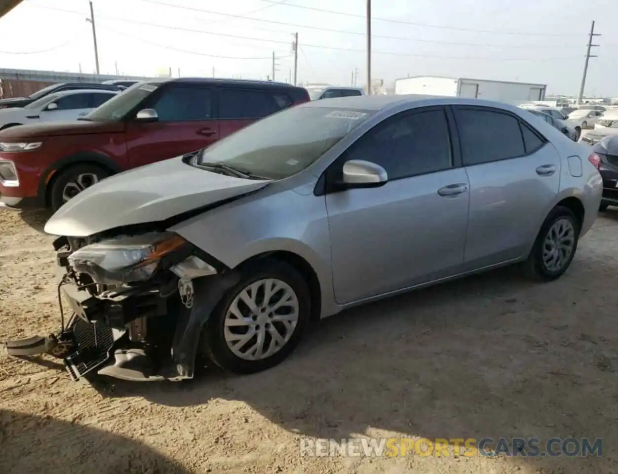 1 Photograph of a damaged car 5YFBURHE8KP893402 TOYOTA COROLLA 2019