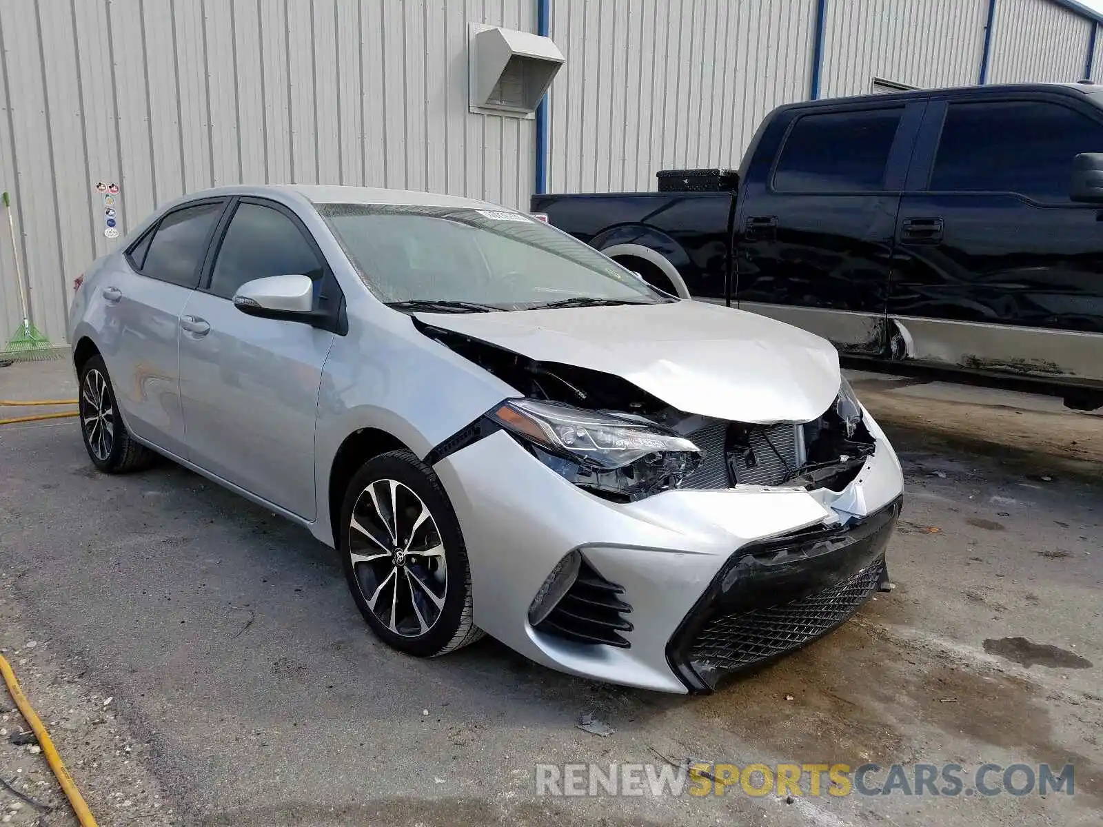 1 Photograph of a damaged car 5YFBURHE8KP893691 TOYOTA COROLLA 2019