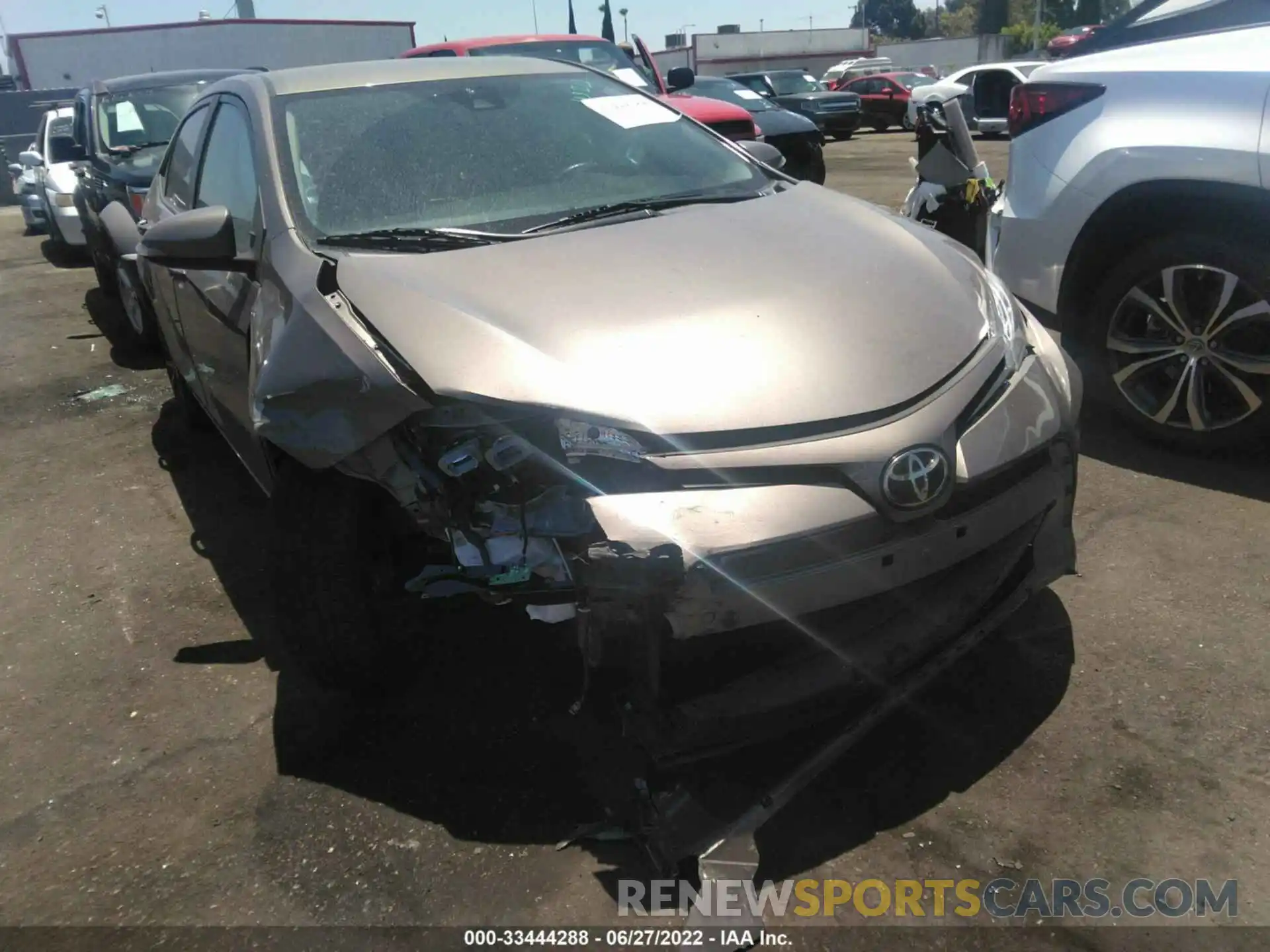 6 Photograph of a damaged car 5YFBURHE8KP894324 TOYOTA COROLLA 2019