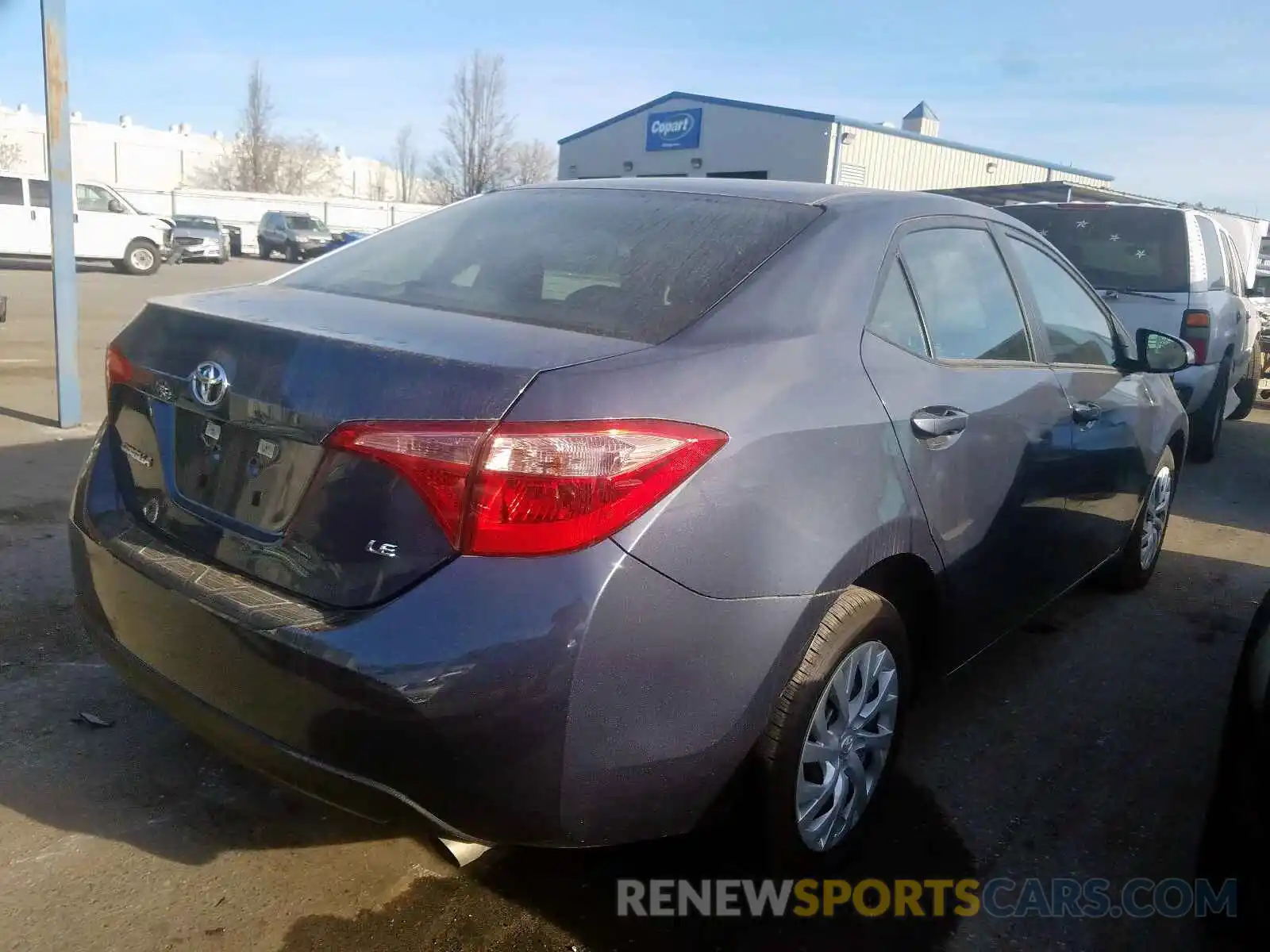 4 Photograph of a damaged car 5YFBURHE8KP894484 TOYOTA COROLLA 2019