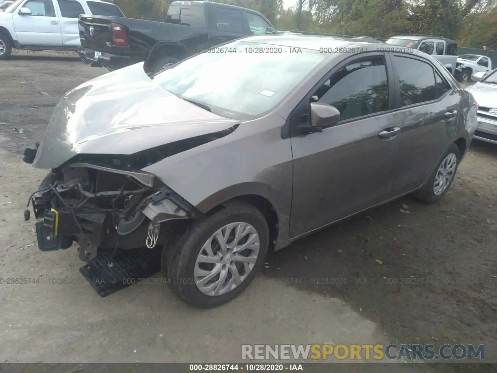 2 Photograph of a damaged car 5YFBURHE8KP894548 TOYOTA COROLLA 2019