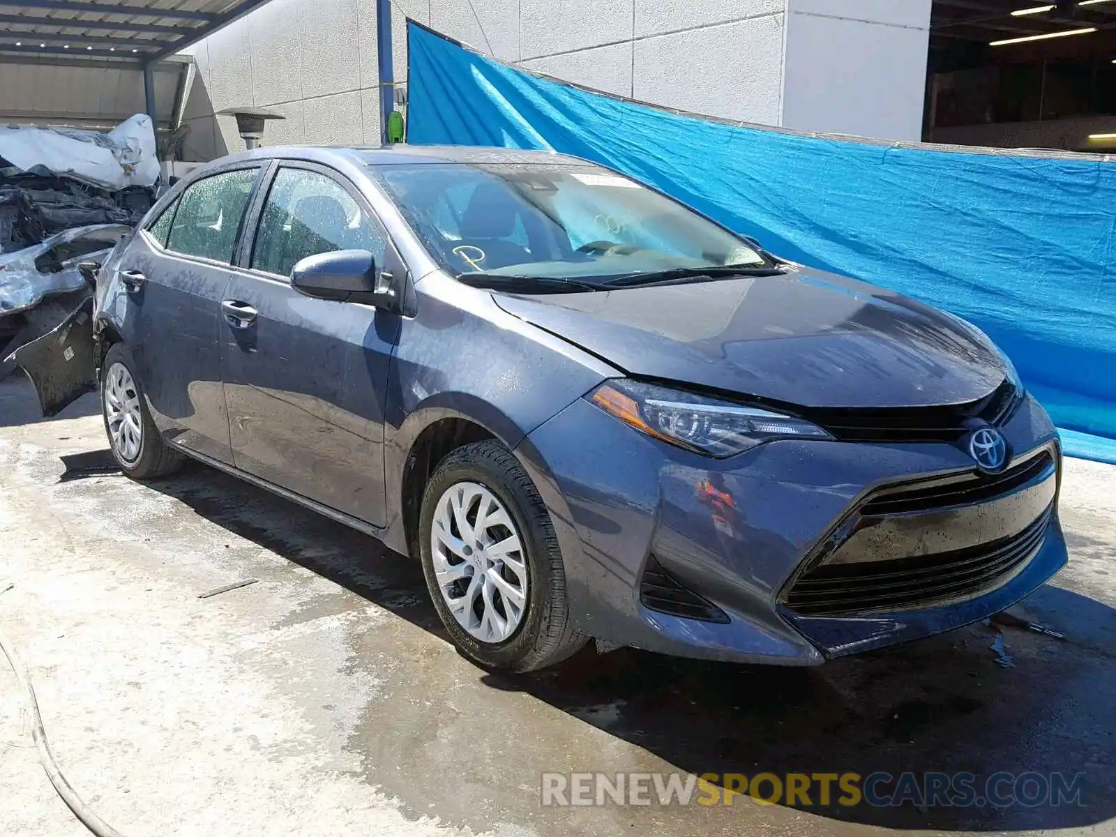 1 Photograph of a damaged car 5YFBURHE8KP894713 TOYOTA COROLLA 2019