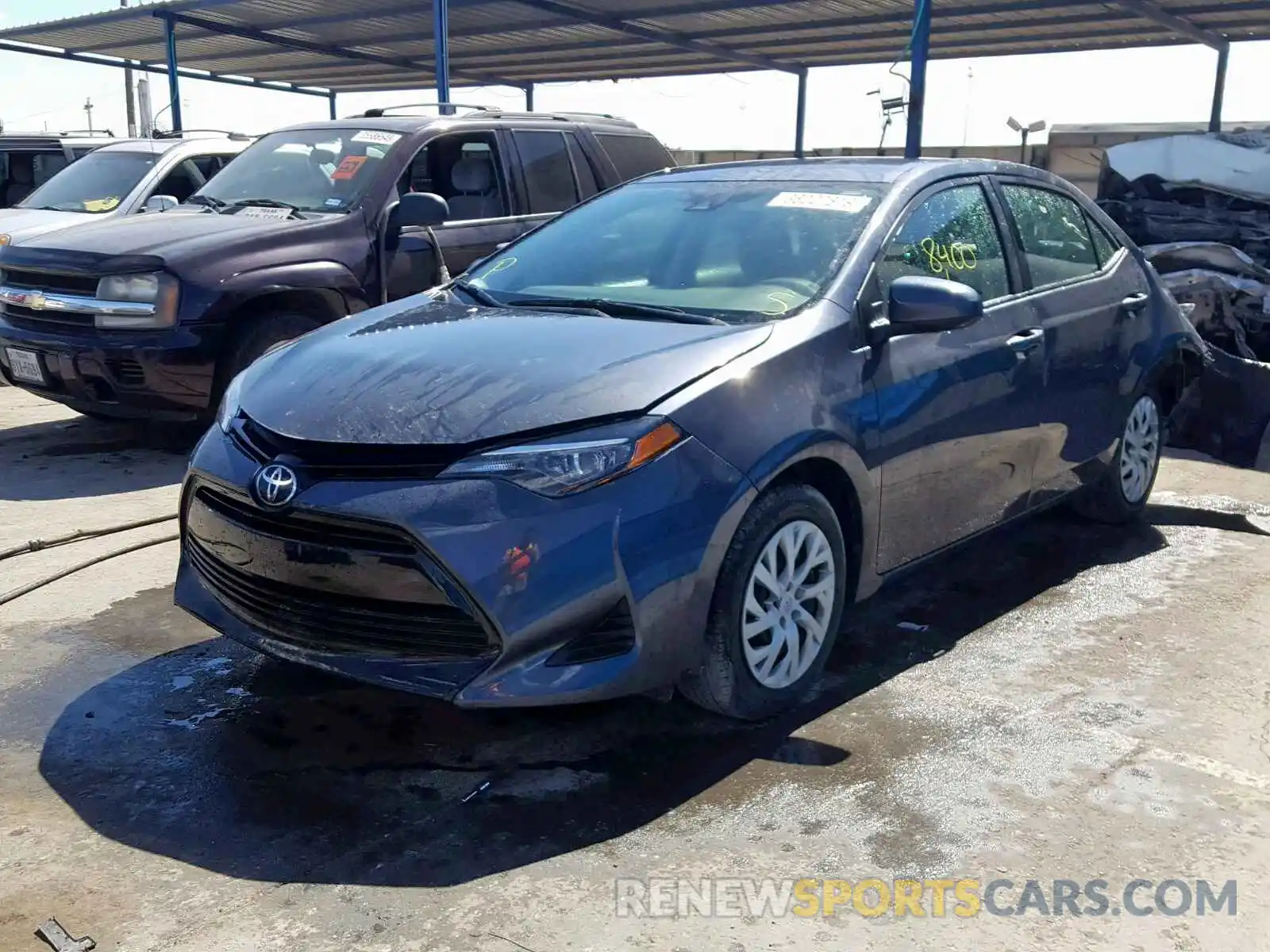 2 Photograph of a damaged car 5YFBURHE8KP894713 TOYOTA COROLLA 2019