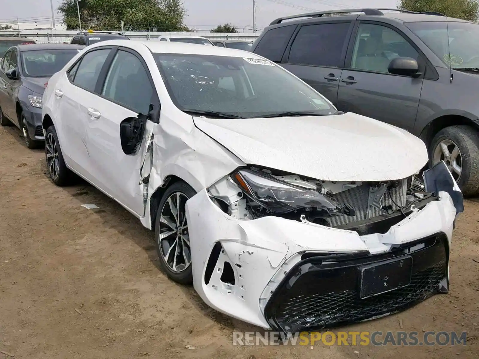 1 Photograph of a damaged car 5YFBURHE8KP894999 TOYOTA COROLLA 2019